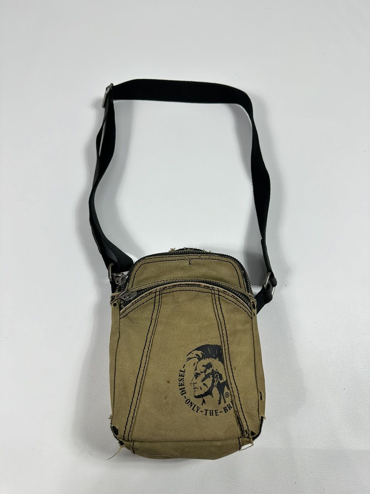 Diesel Vintage Diesel red Line Slevedge Distressed Crossbody Bag Size ONE SIZE - 5 Thumbnail