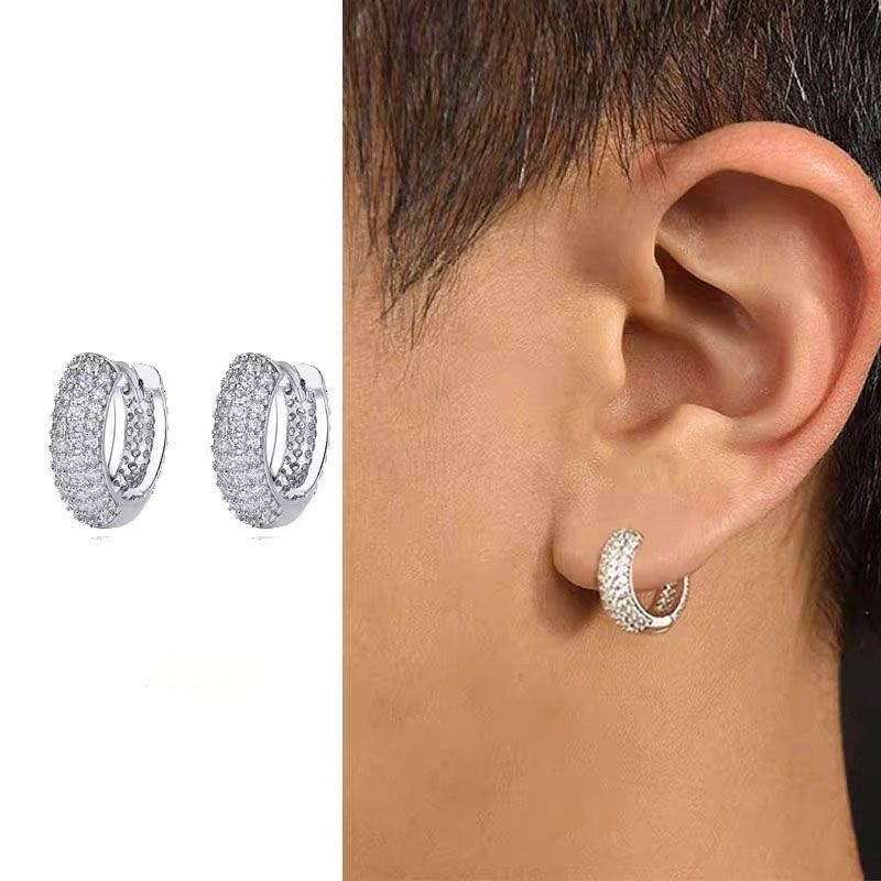 Jewelry × Sterling Silver Matchless Earrings One Pairs Chrome Jewelry Size ONE SIZE - 1 Thumbnail