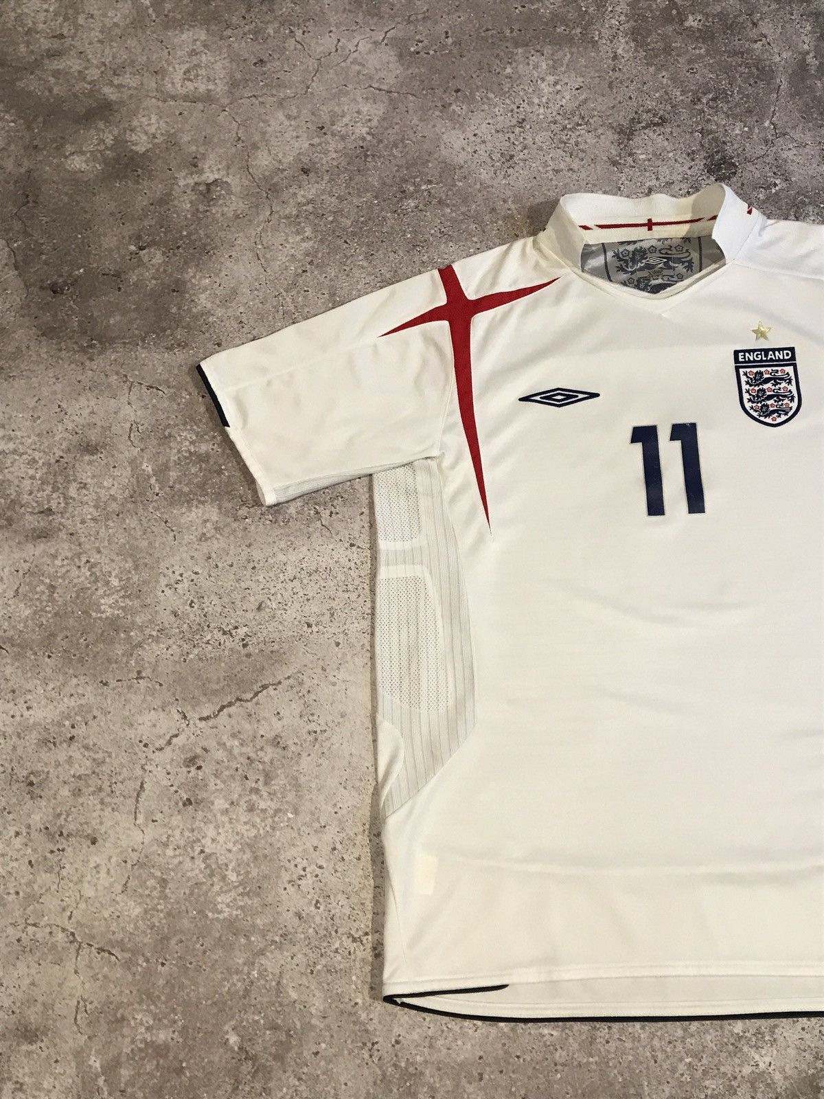 Umbro × Vintage VINTAGE T-SHIRT UMBRO ENGLAND JERSEY Y2K 2005-2007 Size US L / EU 52-54 / 3 - 3 Thumbnail