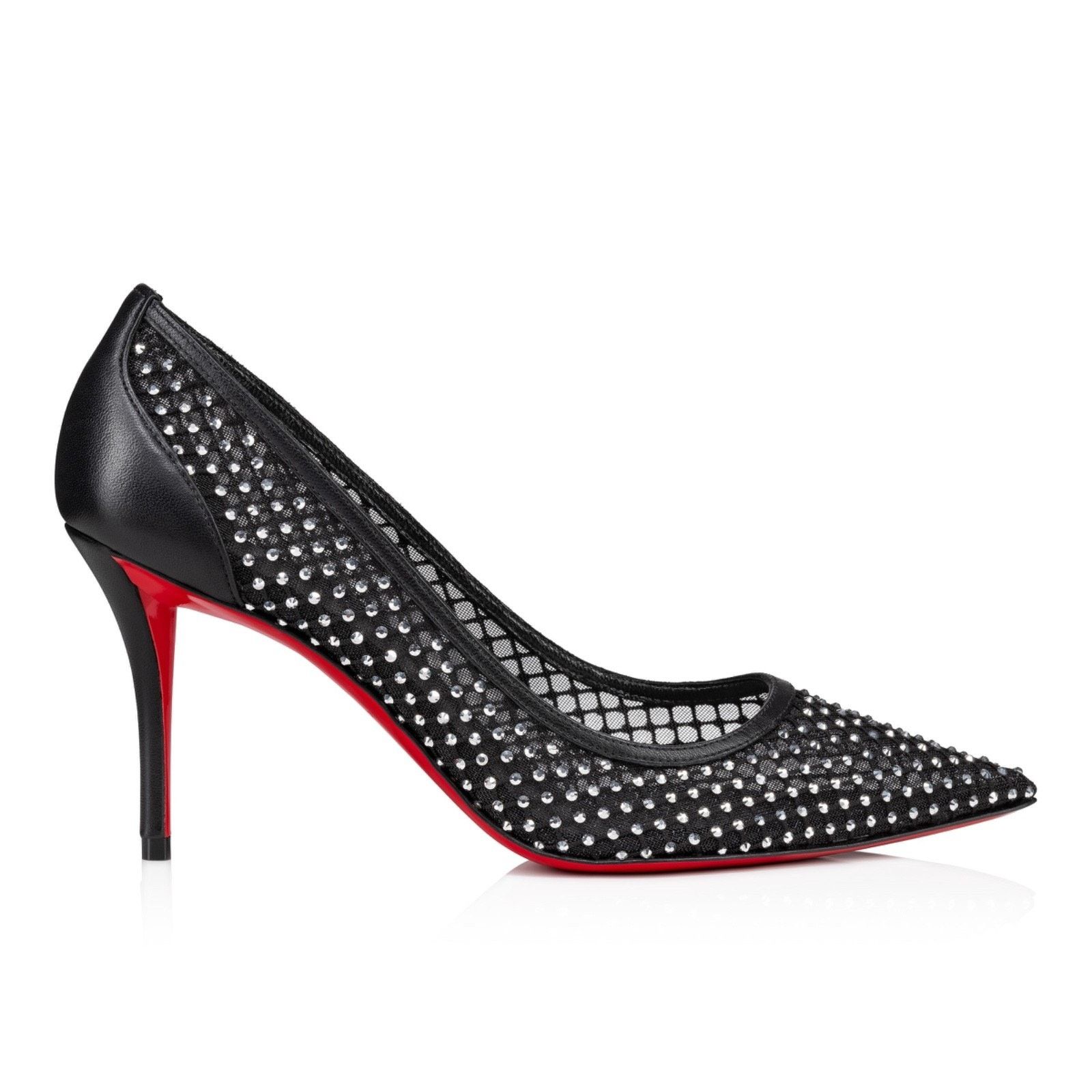 Christian Louboutin Christian Louboutin Apostropha Mesh Strass 80 Heel Pump 36.5 Size US 6.5 / IT 36.5 - 7 Thumbnail