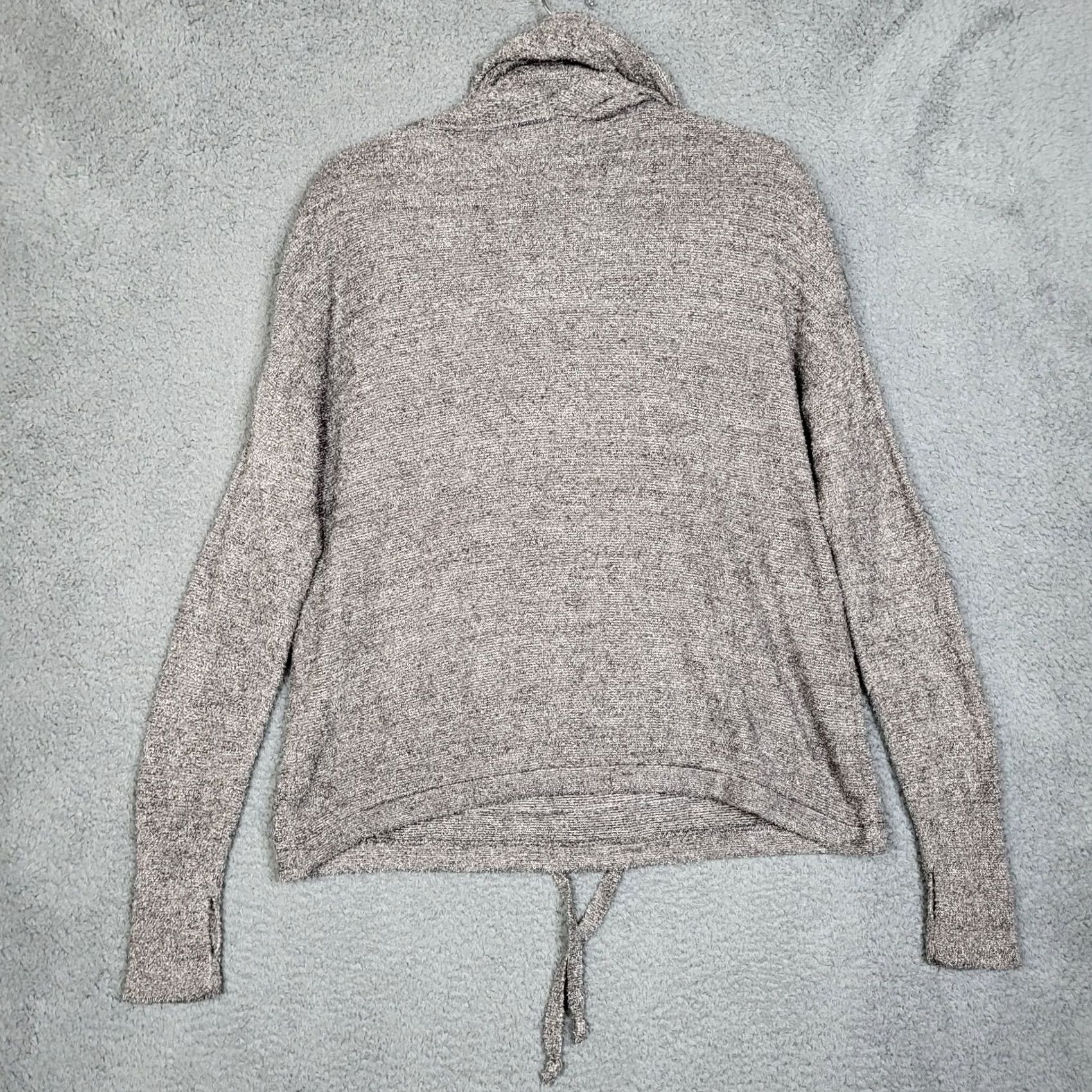 Vintage Barefoot Dreams Pullover Hoodie Women S Beige Knit Crew Neck All Seasons Regular Size S Size S / US 4 / IT 40 - 3 Thumbnail