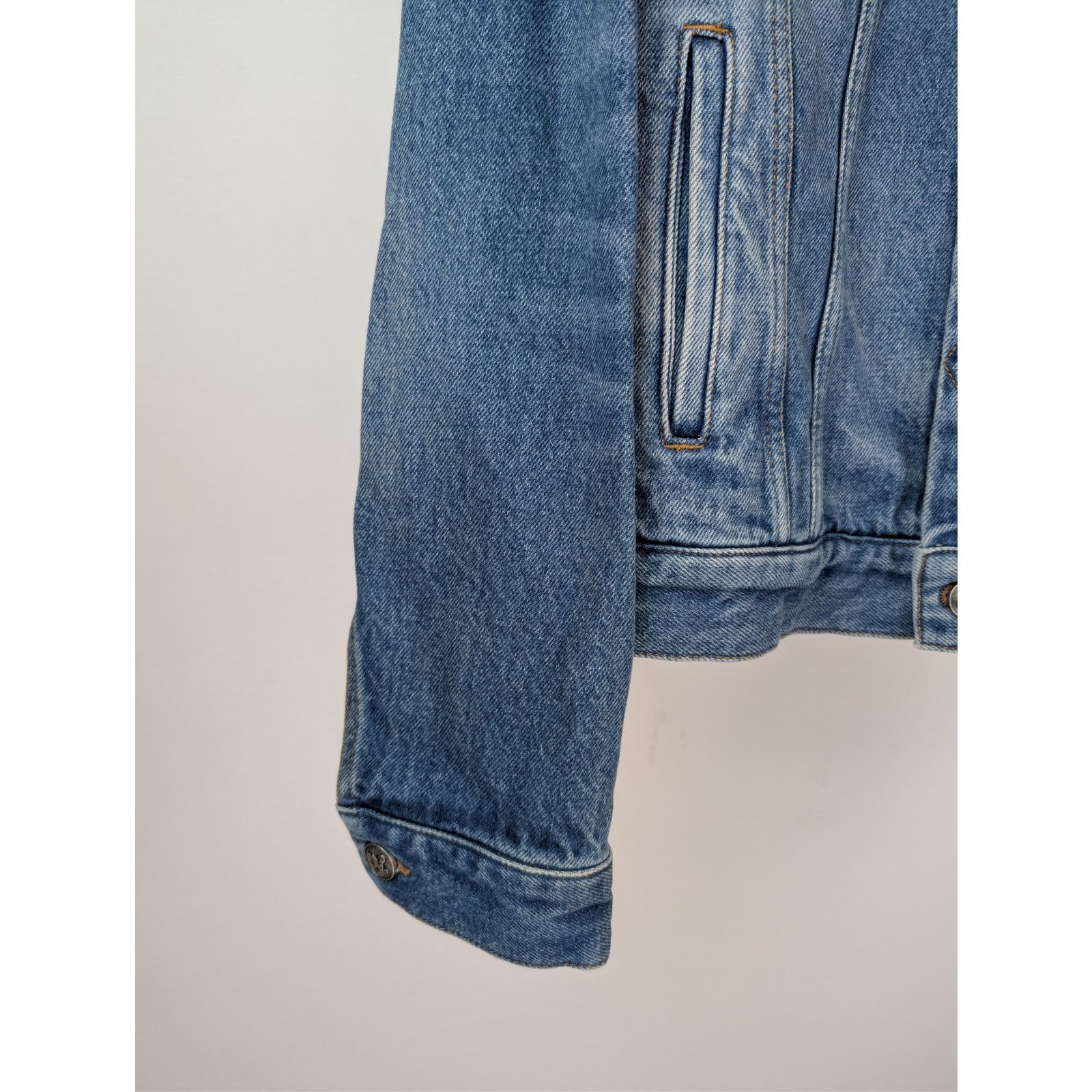 Palm Angels o1rshd1 Bear in Mind Denim Jacket in Blue / Brown Size US XXL / EU 58 / 5 - 7 Thumbnail