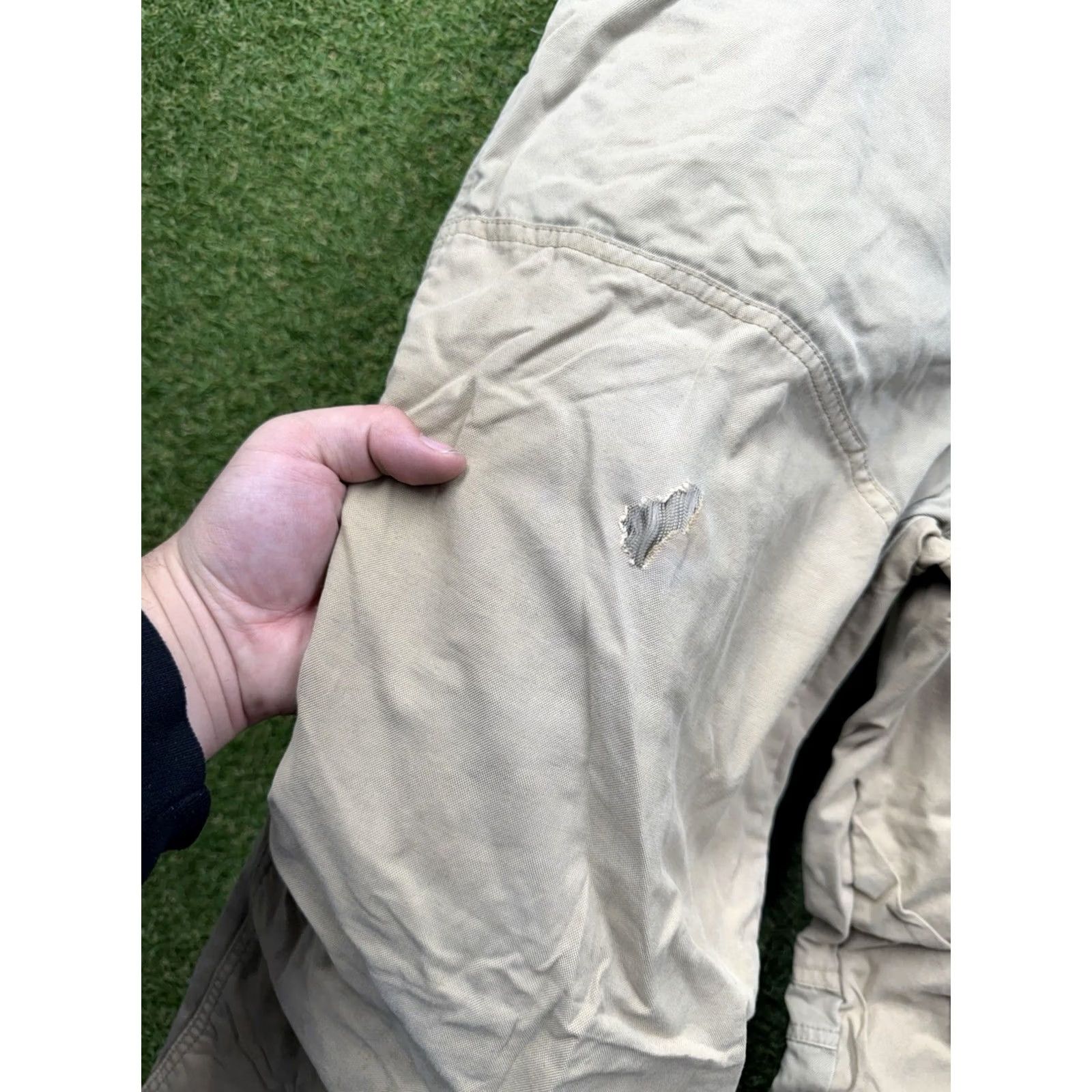 Ecko Unltd. VINTAGE Ecko Unltd Cargo Pants Mens 36 Tan Baggy Wide-Leg Pockets Y2K Antique Hip Hop Retro Pants Mens 36 BEIGE Size US 36 / EU 52 - 4 Thumbnail
