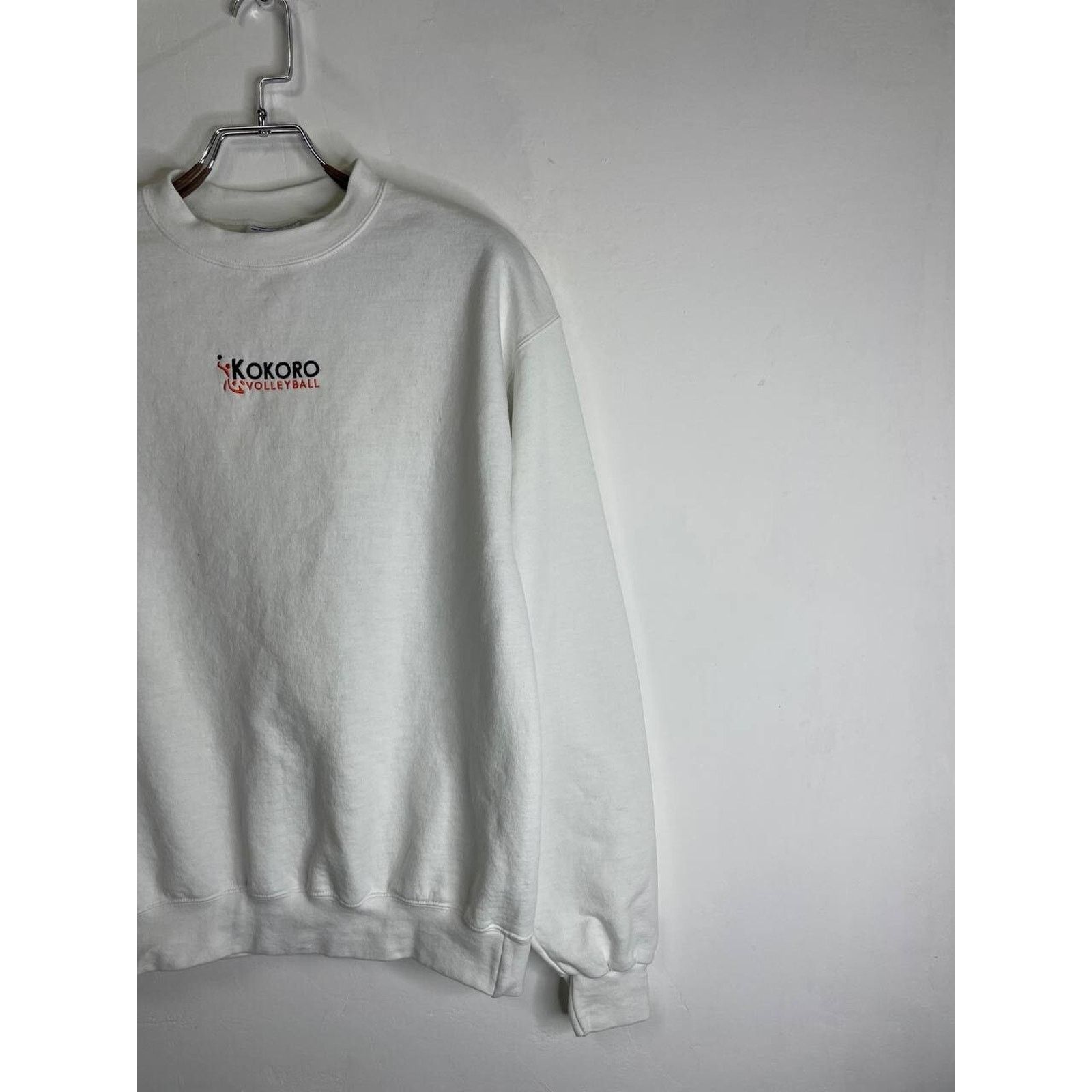 Vintage Vintage Kokoro Volleyball White Crewneck Sweatshirt Size M Size US M / EU 48-50 / 2 - 6 Thumbnail