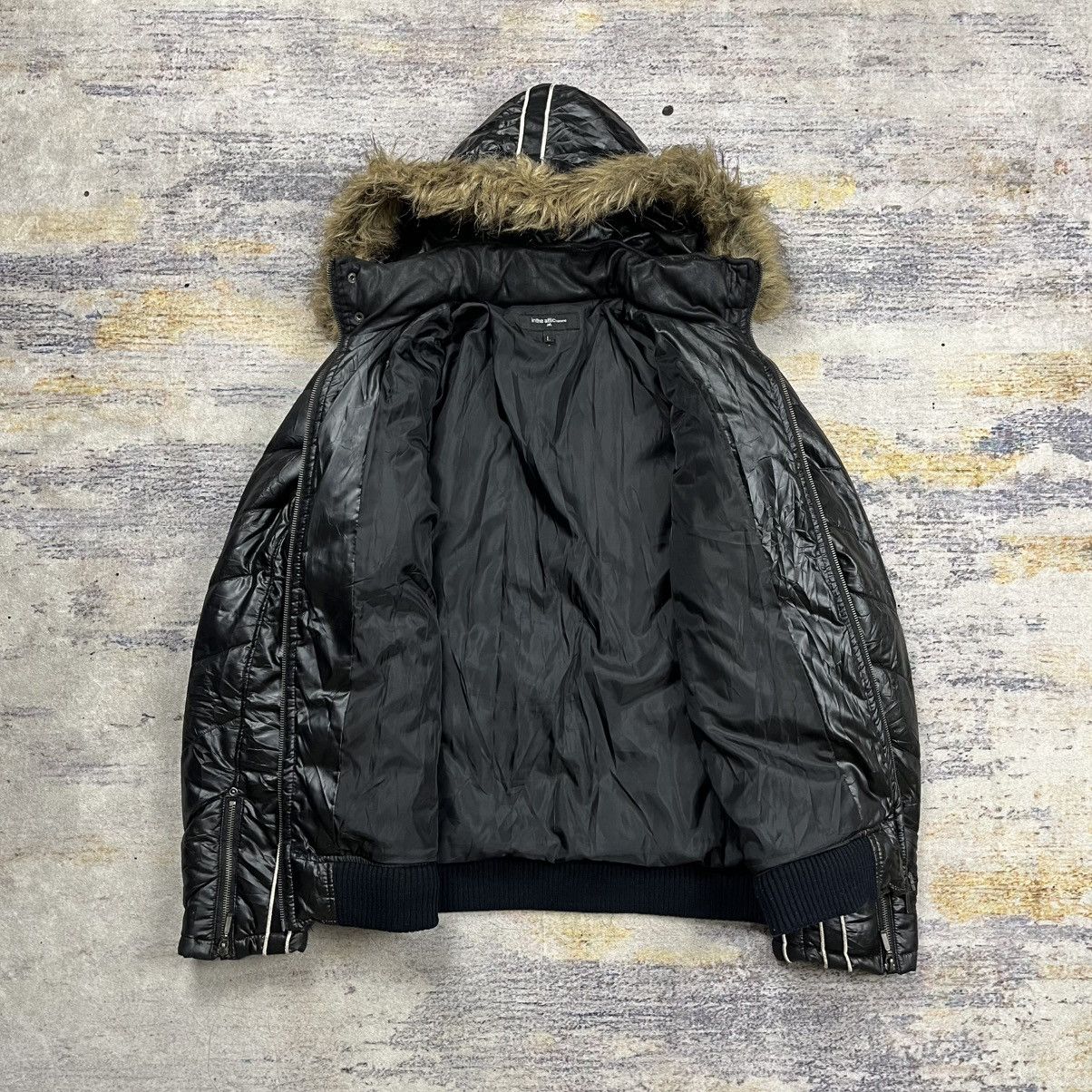 In The Attic In the attic riders puffer jacket trim fur detachable hoodie Size US L / EU 52-54 / 3 - 7 Thumbnail