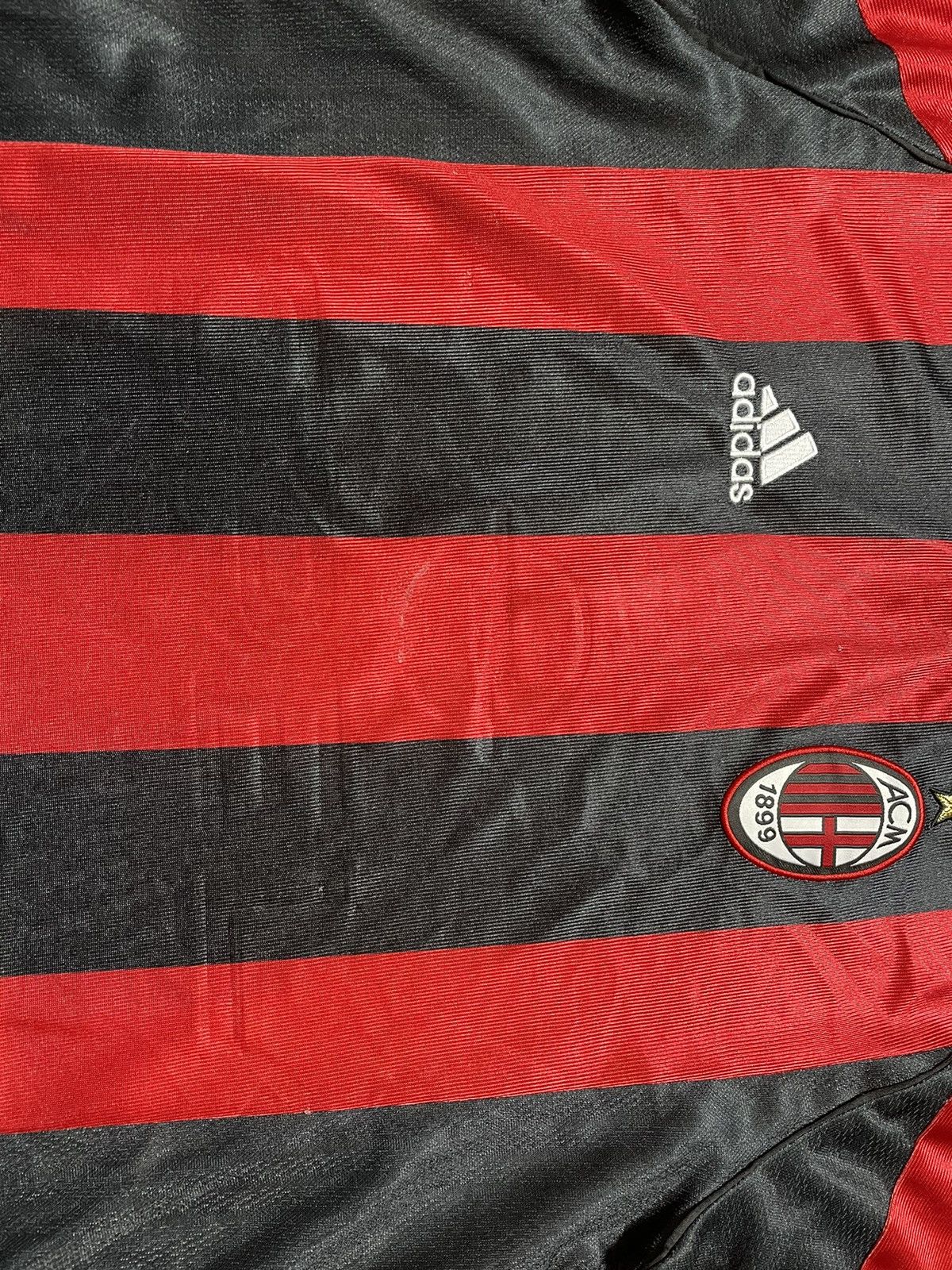Adidas Vintage Retro Adidas FC Milan 1999 Football Jersey Size US S / EU 44-46 / 1 - 7 Thumbnail