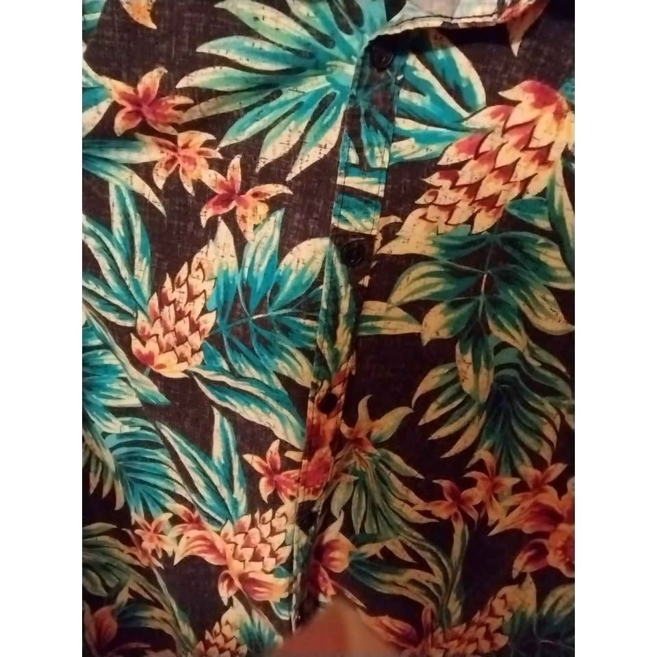 George Hawaiian Short Sleeve Shirt Mens Slim Fit Button Down Tropic Size US M / EU 48-50 / 2 - 4 Thumbnail