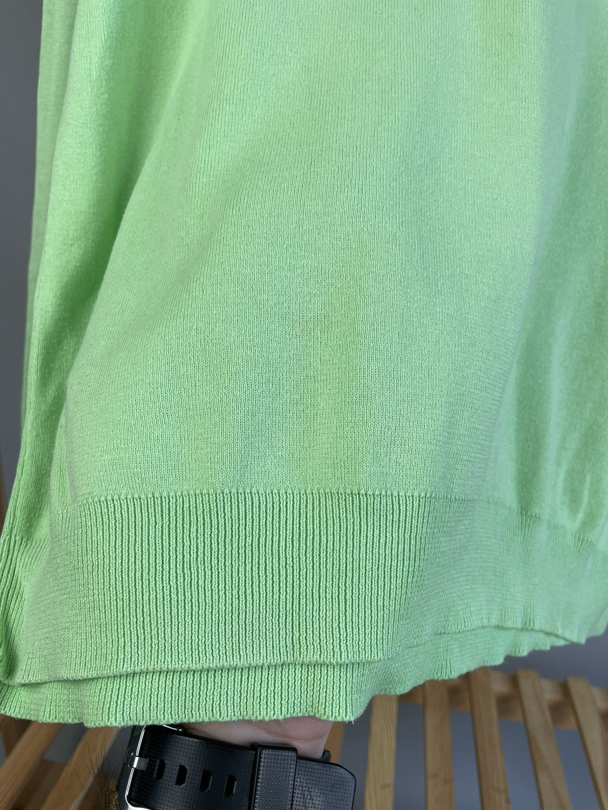 Designer × Polo Ralph Lauren × Vintage Polo Ralph Lauren cotton v neck sweater Size US L / EU 52-54 / 3 - 7 Thumbnail