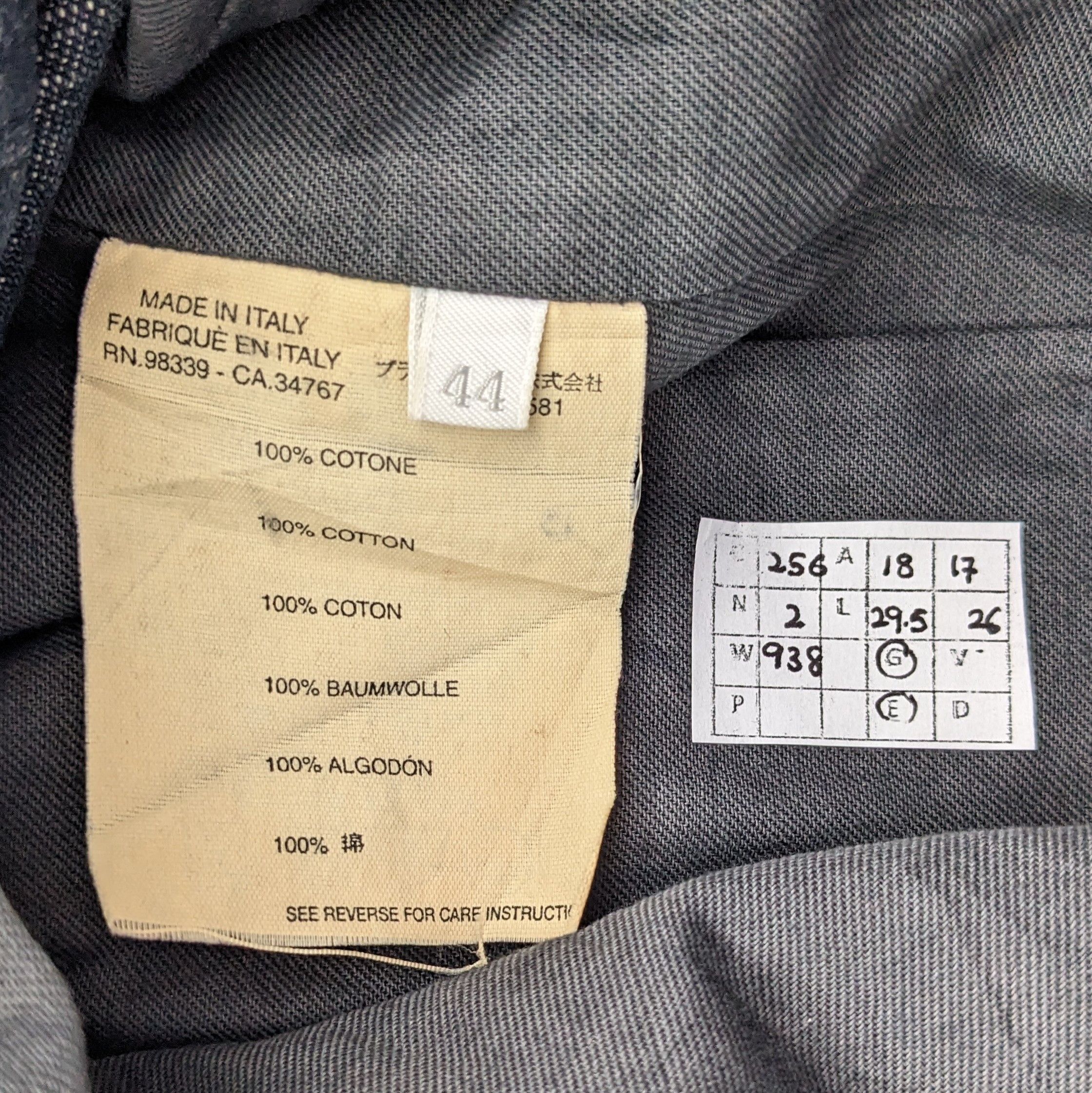 Miu Miu Vintage Miu Miu De Prada Denim Blazer Size XS / US 0-2 / IT 36-38 - 8 Thumbnail