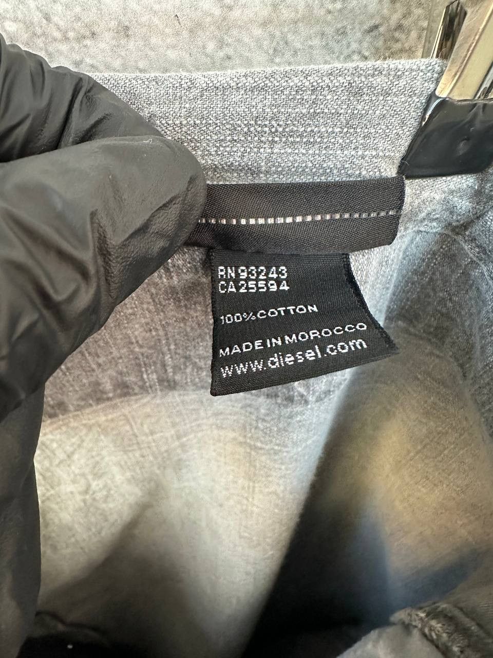 Diesel × Vintage Diesel Relaxed Fit Washed Grey Pants Belt Detail Vintage Size US 32 / EU 48 - 16 Thumbnail