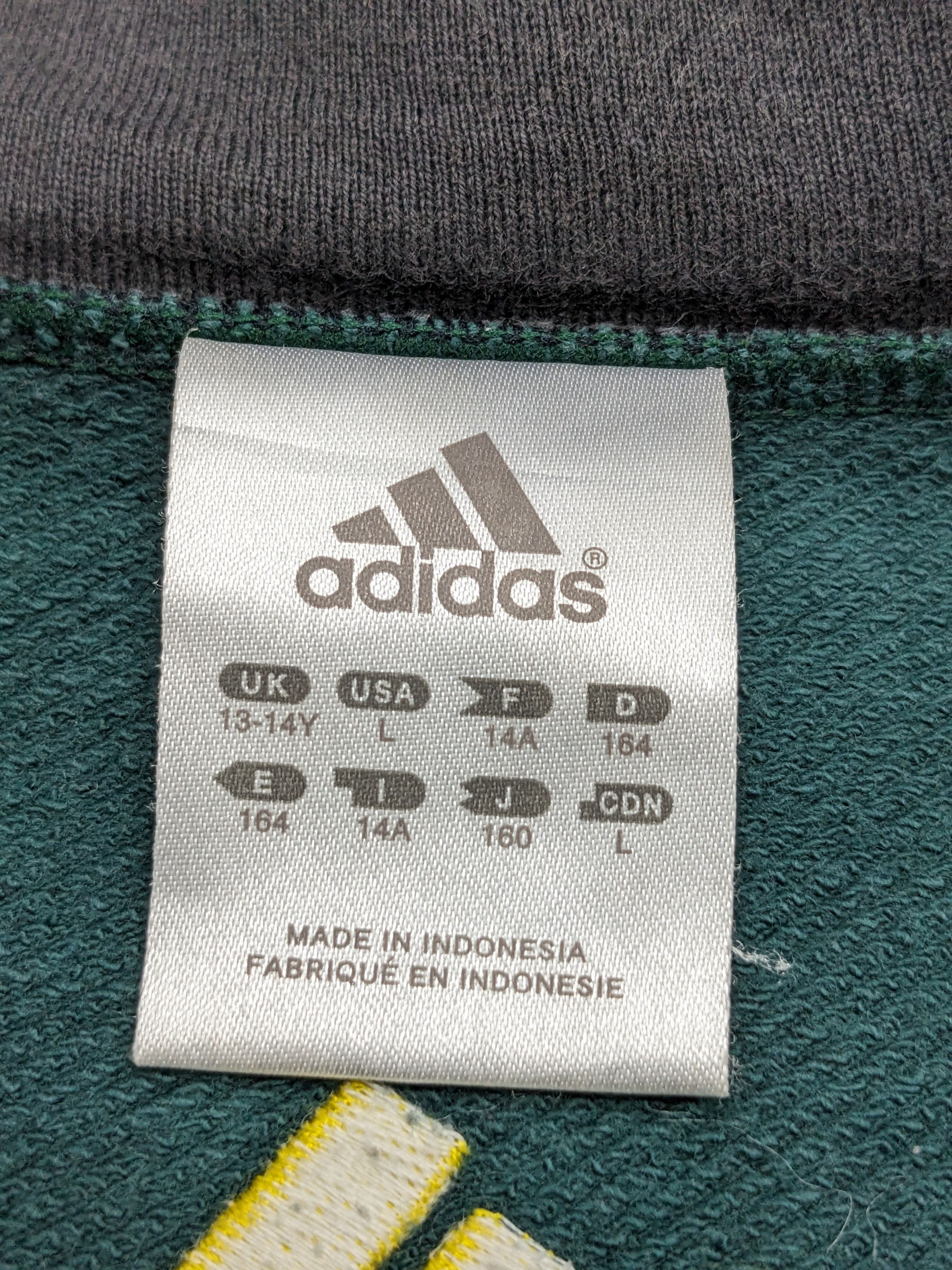 Adidas VINTAGE 90S ADIDAS HALF ZIPPER SWEATSHIRT Size US L / EU 52-54 / 3 - 7 Thumbnail