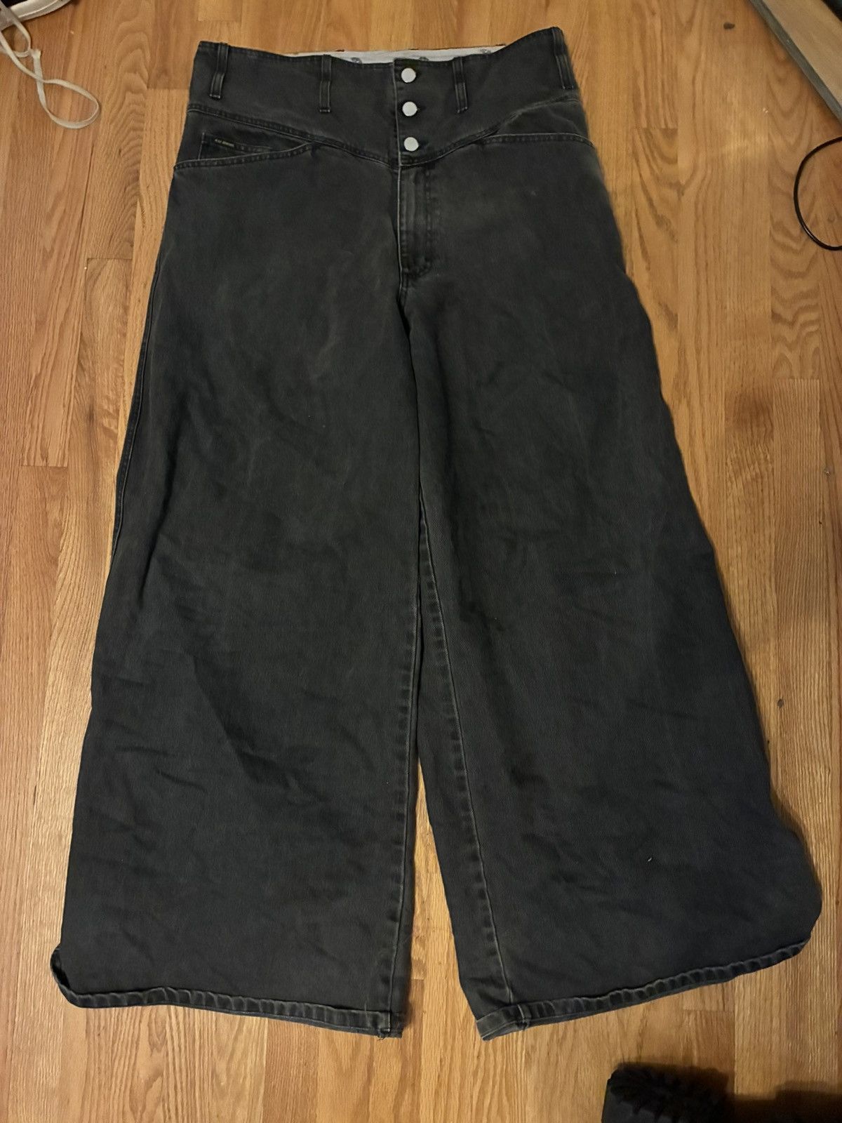 Raf Simons Raf Simons Redux Waves AW04 Wide Leg Size US 36 / EU 52 - 2 Thumbnail