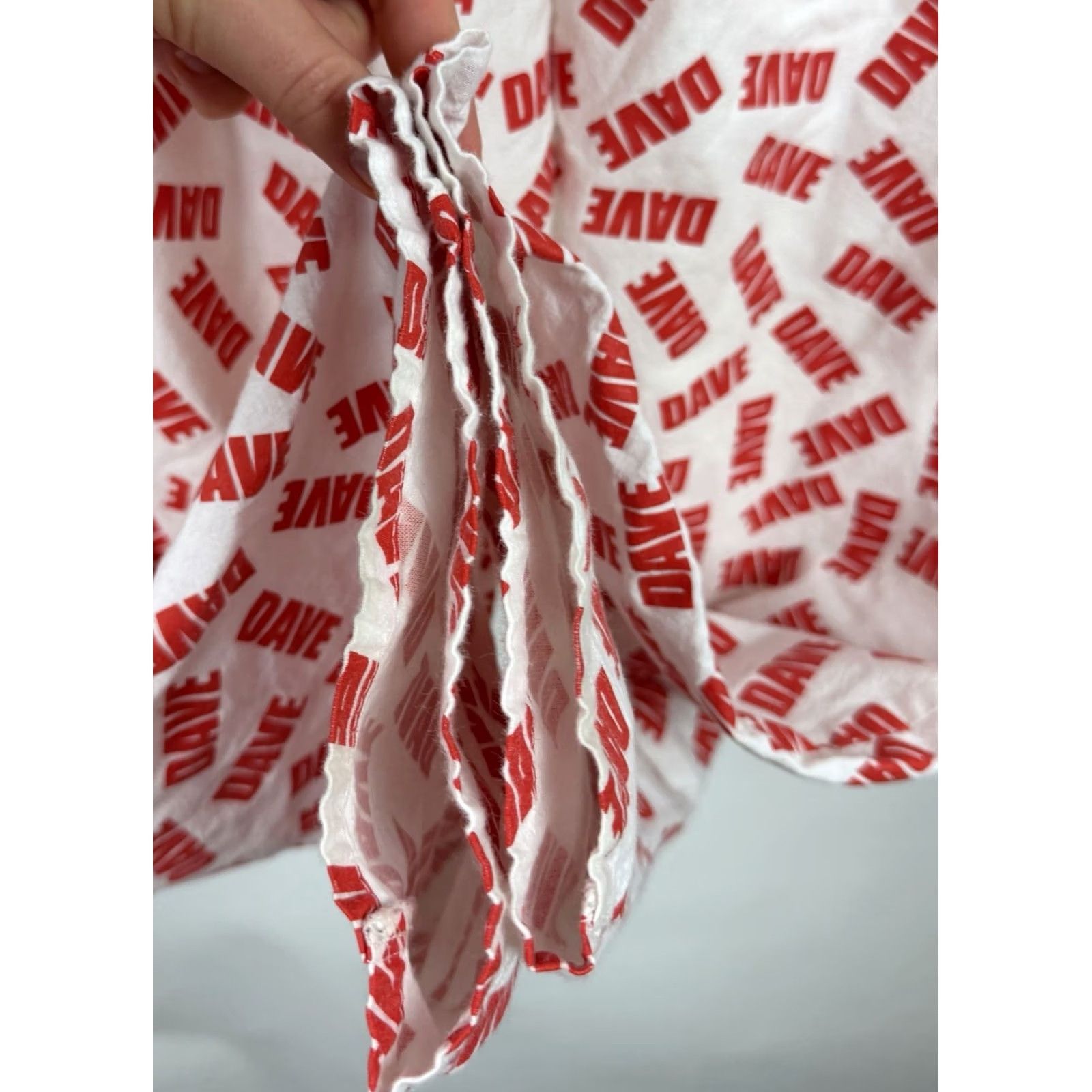 Vintage VINTAGE Boxer Rebellion Pajama Pants Mens Medium White Cotton AOP Novelty Print 90s Funny Size US 31 - 4 Thumbnail