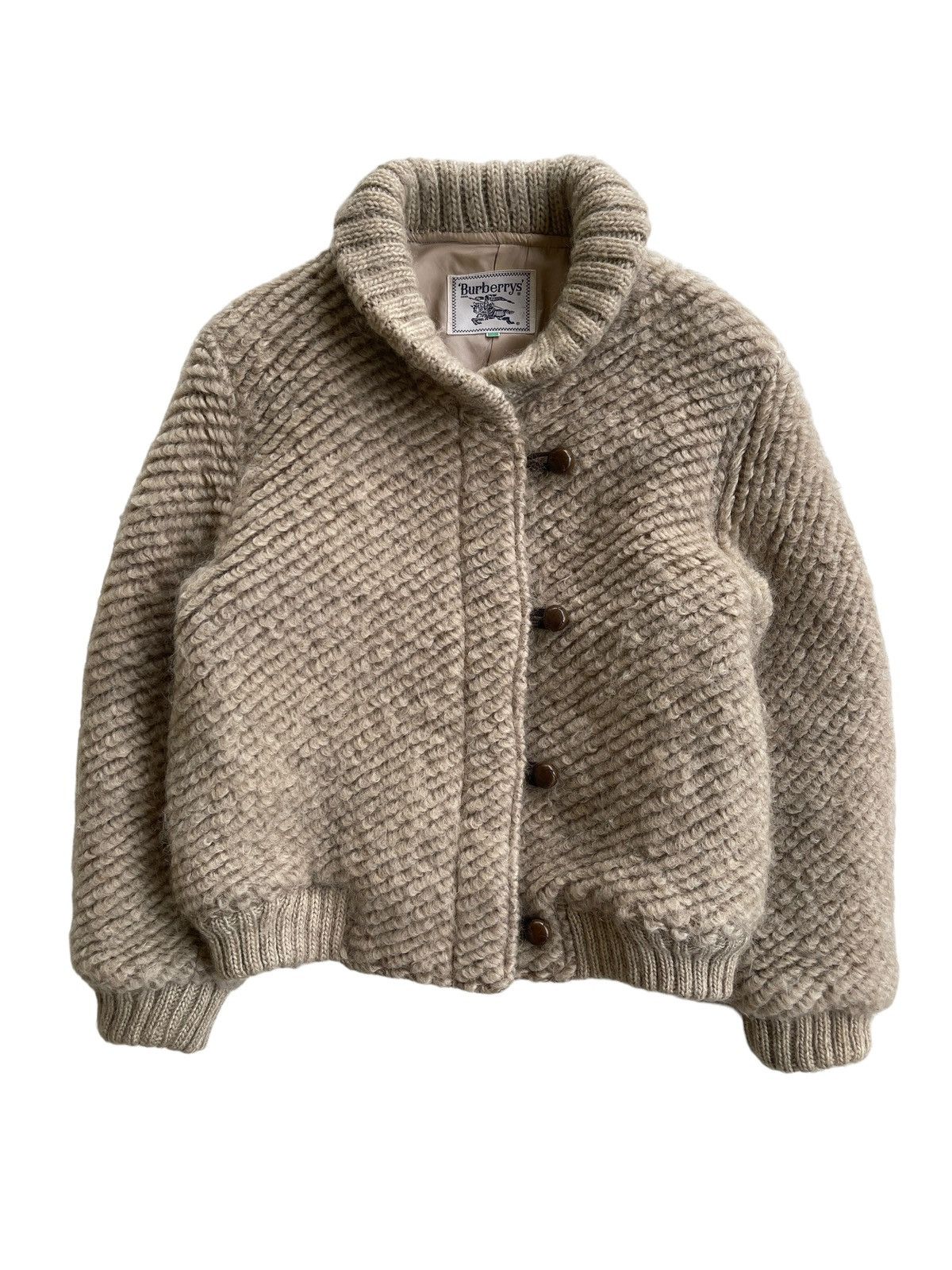 ジャケット・アウター 90s Burberry shawl color wool blouson Other Designers 👉Vintage Burberry Shawl Collar Wool Jacket