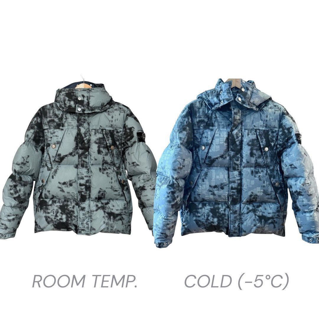 Stone Island Stone Island FW24 Earth Mapping Camo Ice Jacket - Green Size US M / EU 48-50 / 2 - 2 Thumbnail