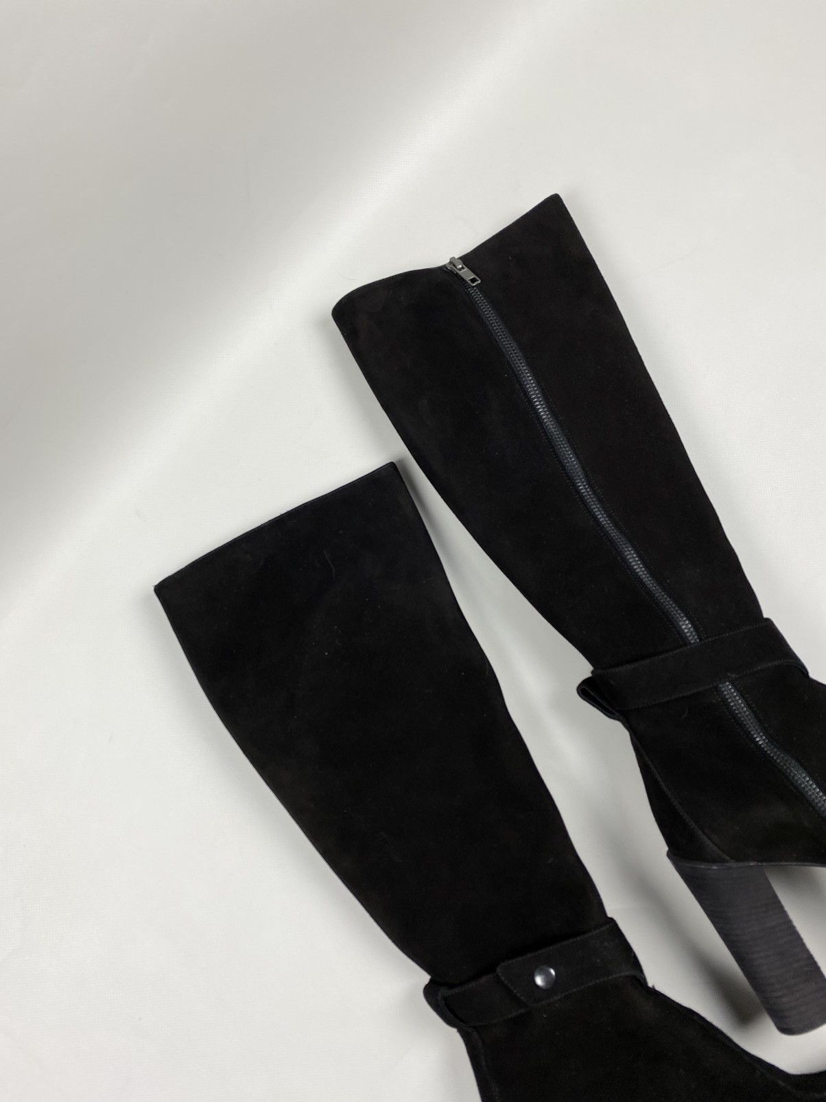 Ann Demeulemeester Ann Demeulemeester heeled over the knee suede boots shoes Size US 9 / IT 39 - 5 Thumbnail