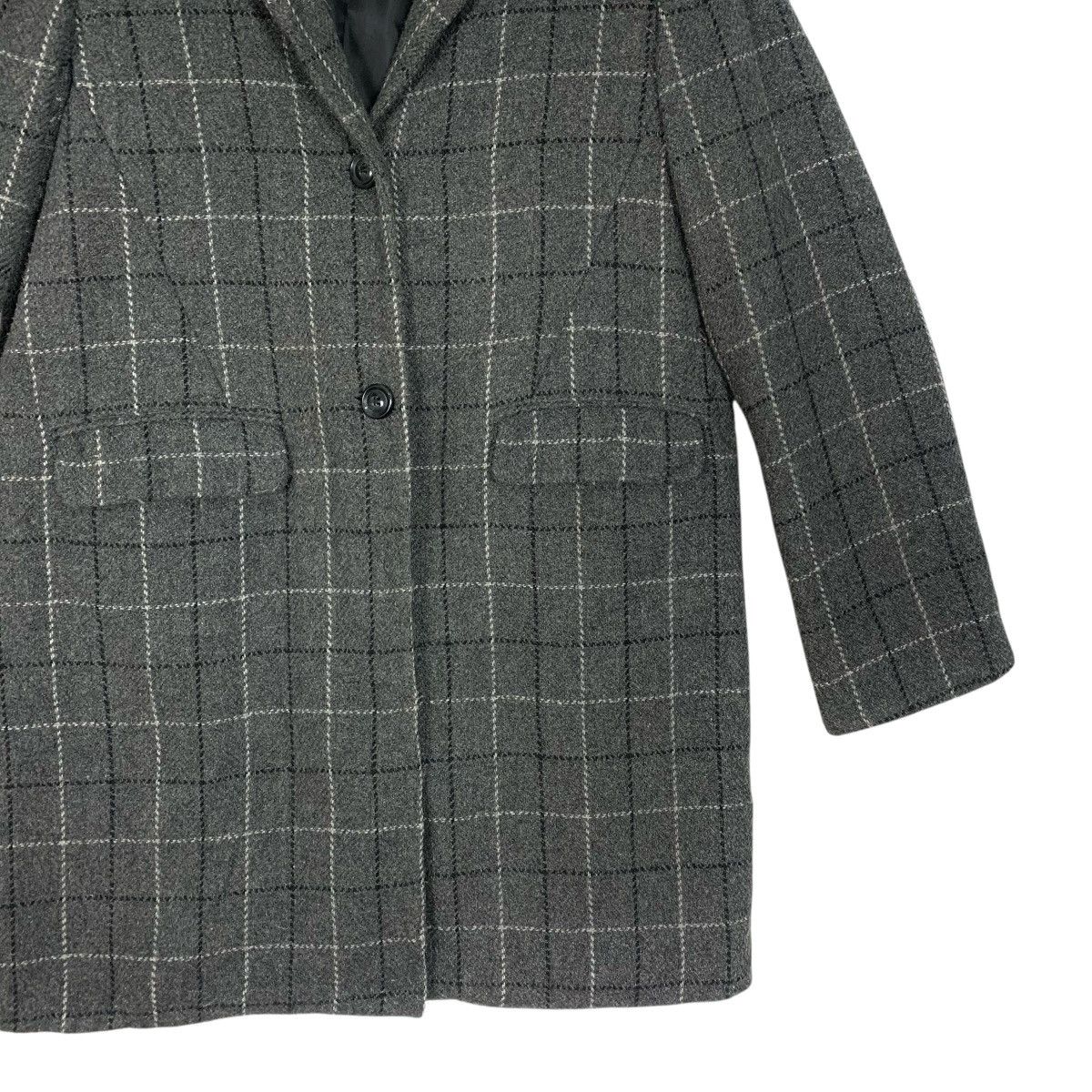 Designer × Harris Tweed × Japanese Brand Harris Tweed Sevendays:Sunday Designer Luxury Long Coat Size US M / EU 48-50 / 2 - 6 Thumbnail