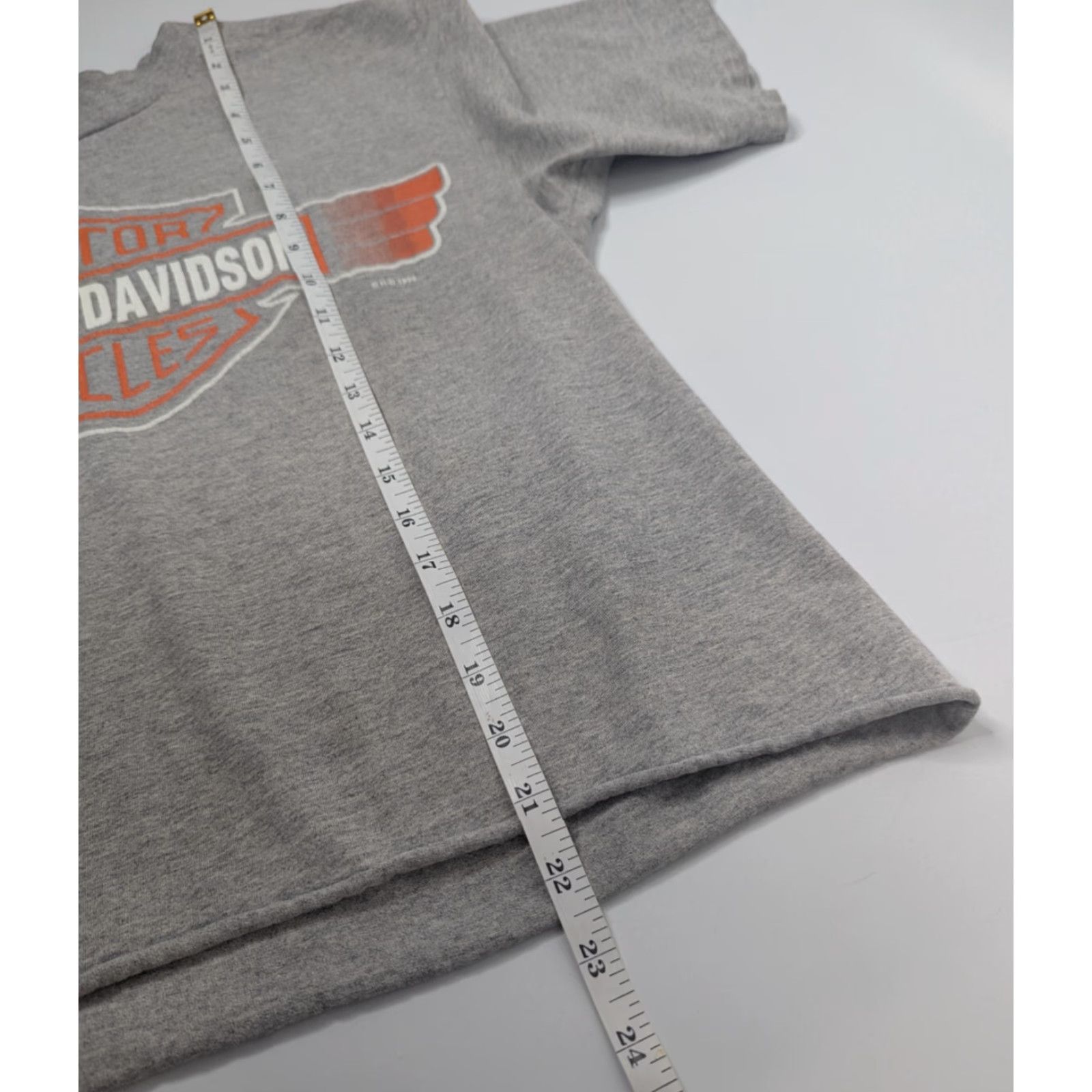 Harley Davidson VINTAGE Harley-Davidson Los Cabos Baja Mexico Crop Grey T-Shirt Size Medium Size US M / EU 48-50 / 2 - 6 Thumbnail