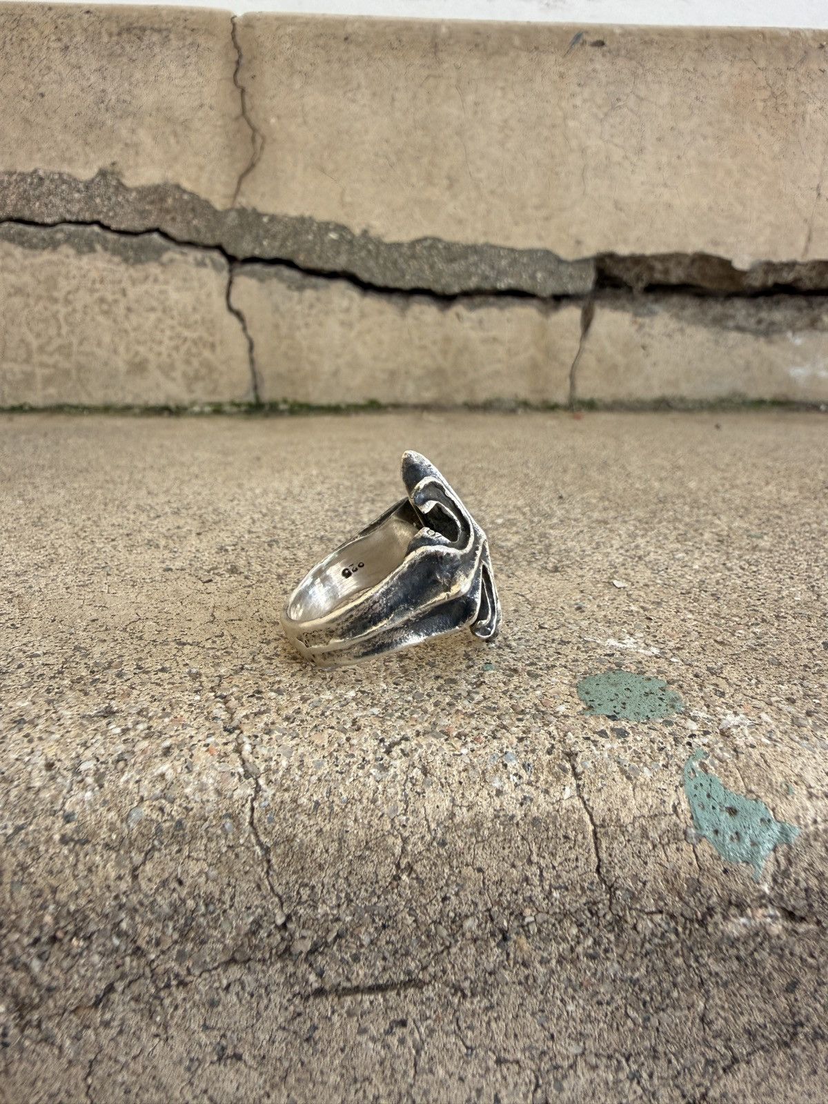 Sterling Silver Into The Fire - Gothic Cross Ring Size ONE SIZE - 4 Thumbnail