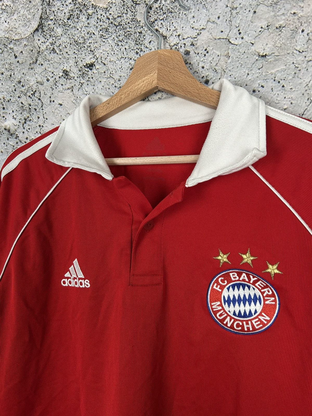 Adidas Vintage Adidas Bayern Munchen Soccer Jersey Football Size US L / EU 52-54 / 3 - 3 Thumbnail