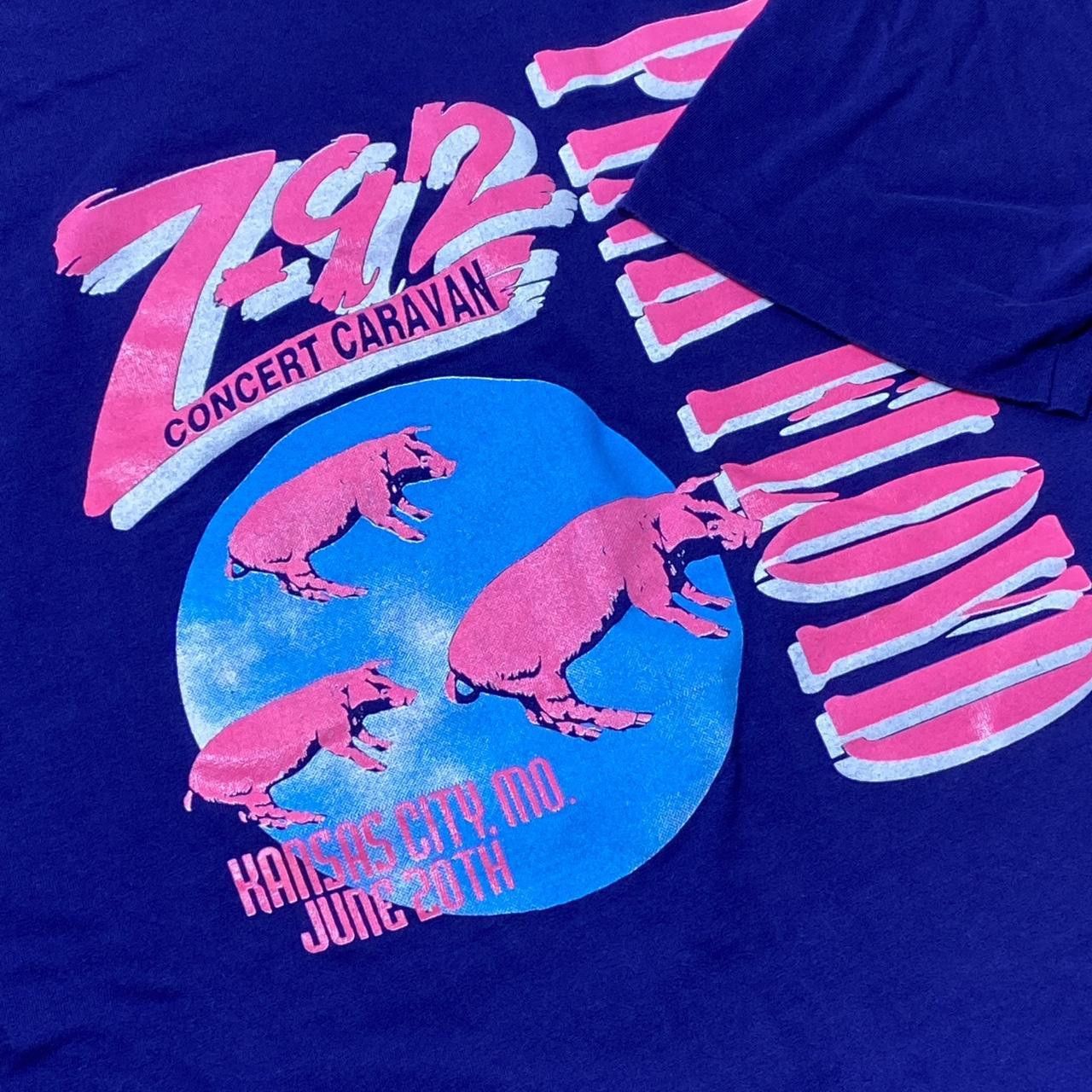 Hanes Vintage Pink Floyd Concert Caravan Tour Band Tee Size XL Size US XL / EU 56 / 4 - 3 Thumbnail