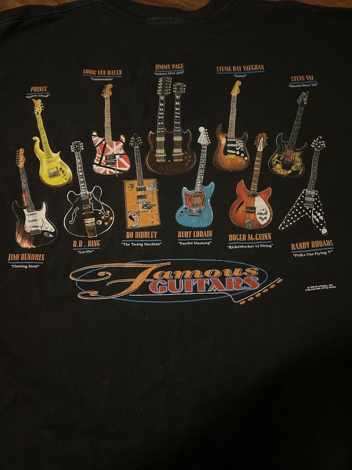 Band Tees × Vintage Famous Guitars Tee Size US XL / EU 56 / 4 - 3 Thumbnail