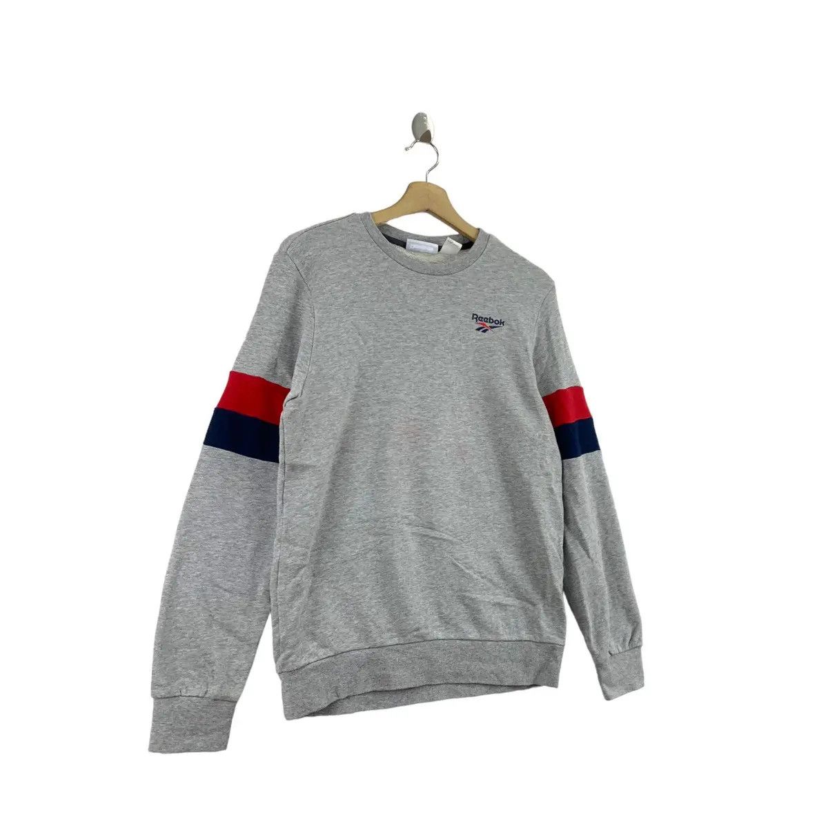 Reebok Vintage REEBOK CLASSIC Embroidered Ringer Sweatshirt Size M / US 6-8 / IT 42-44 - 6 Thumbnail