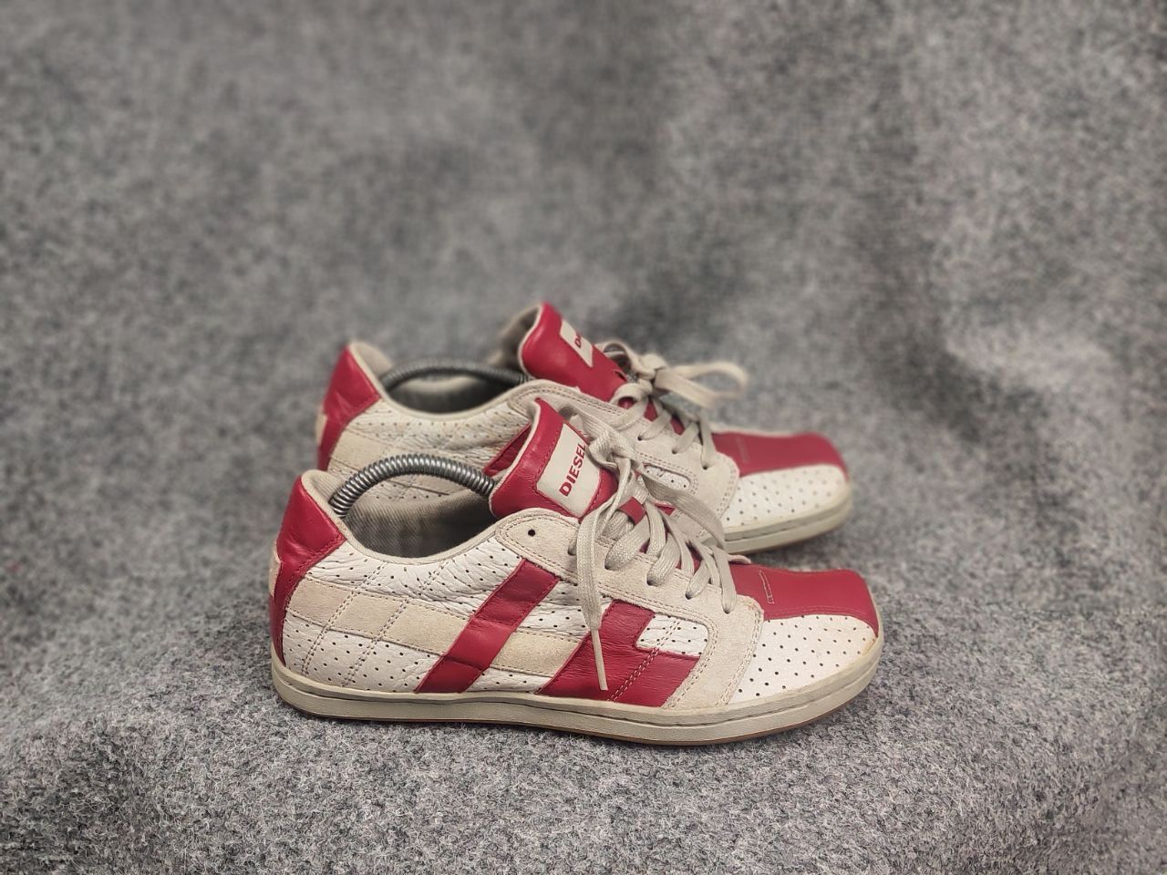 Diesel Vintage Diesel Clarita Y2K Leather square toe Sneakers Size US 9 / IT 39 - 4 Thumbnail