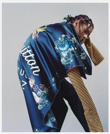 Louis Vuitton Kim Jones SS16 Blue Panther blanket Size ONE SIZE - 1 Thumbnail