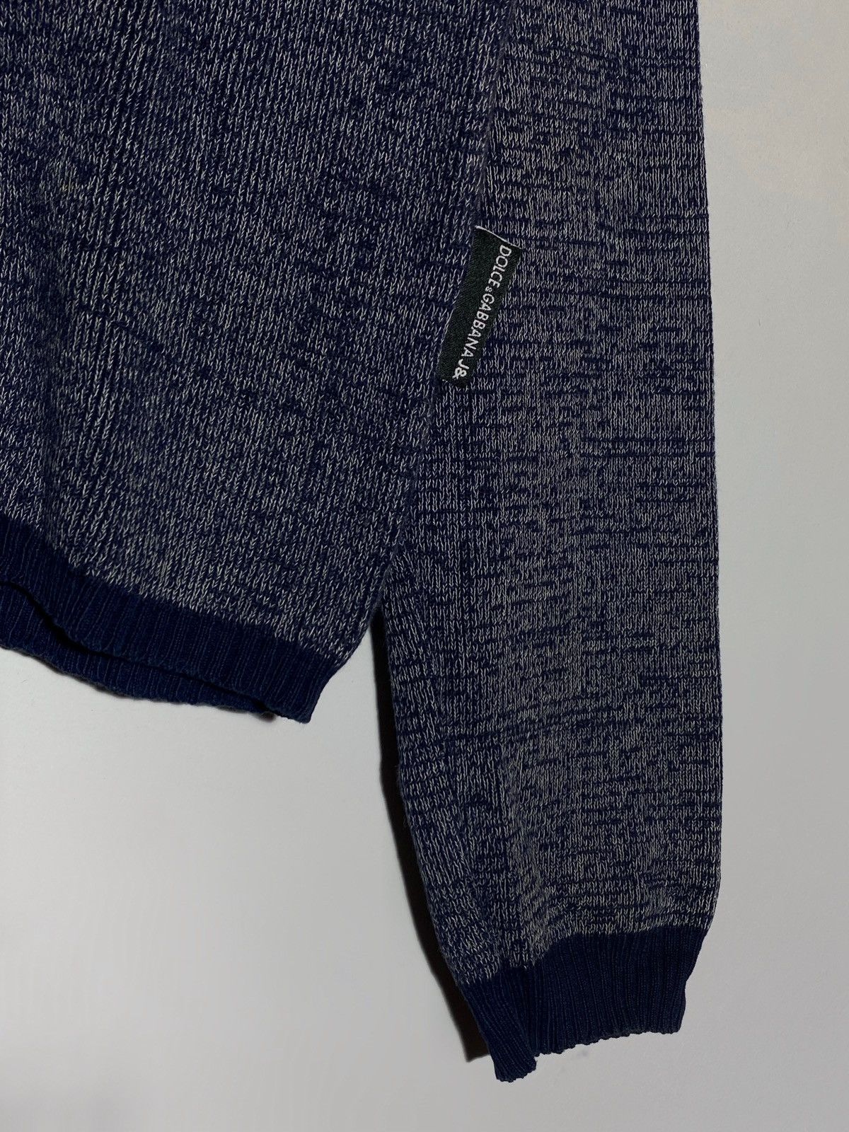 Dolce & Gabbana Vintage 90s Dolce & Gabbana Jeans V-neck Women’s Sweater Size L / US 10 / IT 46 - 8 Thumbnail