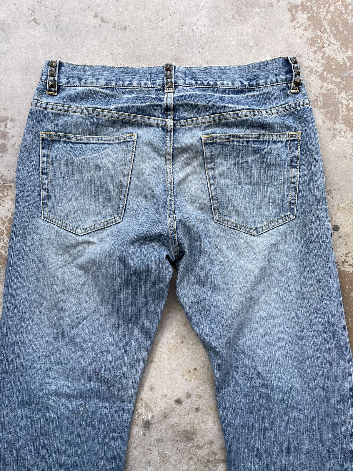 If Six Was Nine Vintage Beelish Distressed Jeans Kapital Patchwork Style Size US 32 / EU 48 - 8 Thumbnail