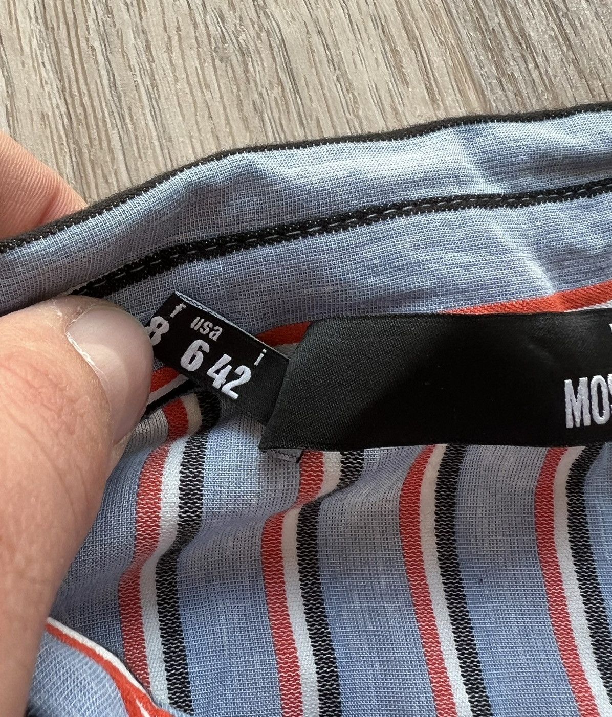 Love Moschino × Moschino Love Moschino Striped Button Up Dress Size M / US 6-8 / IT 42-44 - 13 Thumbnail