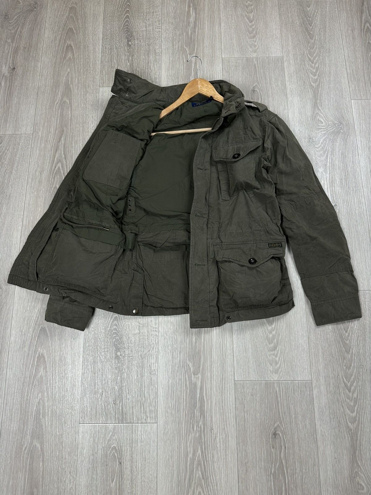 Polo Ralph Lauren Polo Ralph Lauren Military Wax Pocket Olive Jacket Size S Size US S / EU 44-46 / 1 - 8 Thumbnail