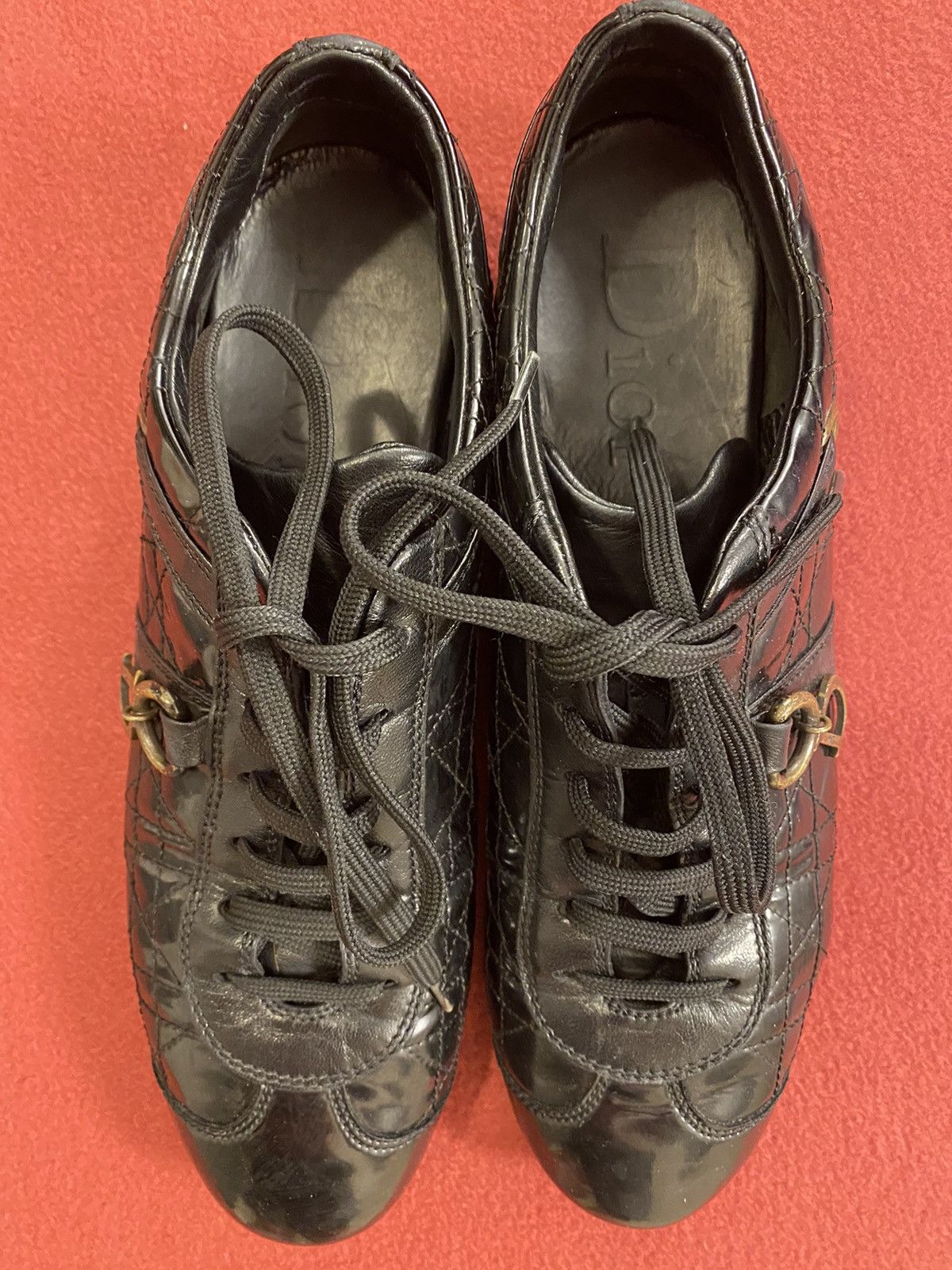 Dior Dior Black patent leather with classic stitching Size US 7 / EU 40 - 4 Thumbnail