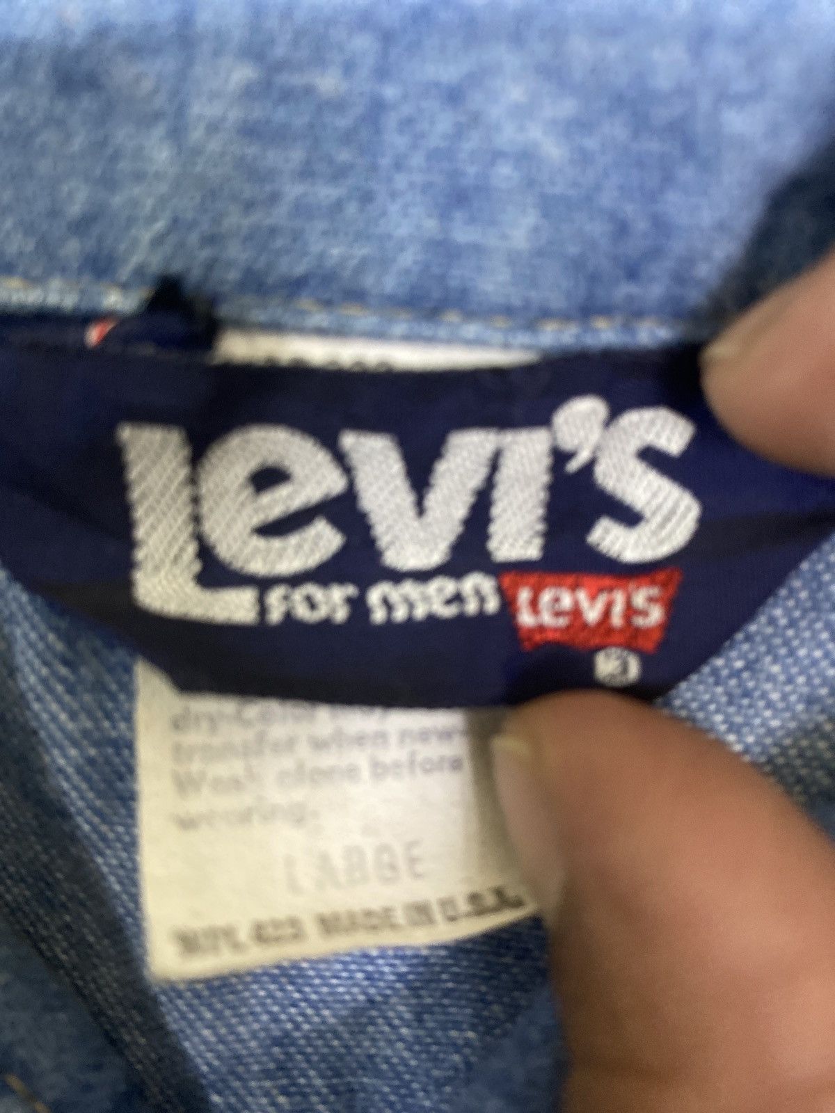 Levi's × Vintage Vtg Levi’s Orange Tab RARE Size US L / EU 52-54 / 3 - 4 Thumbnail