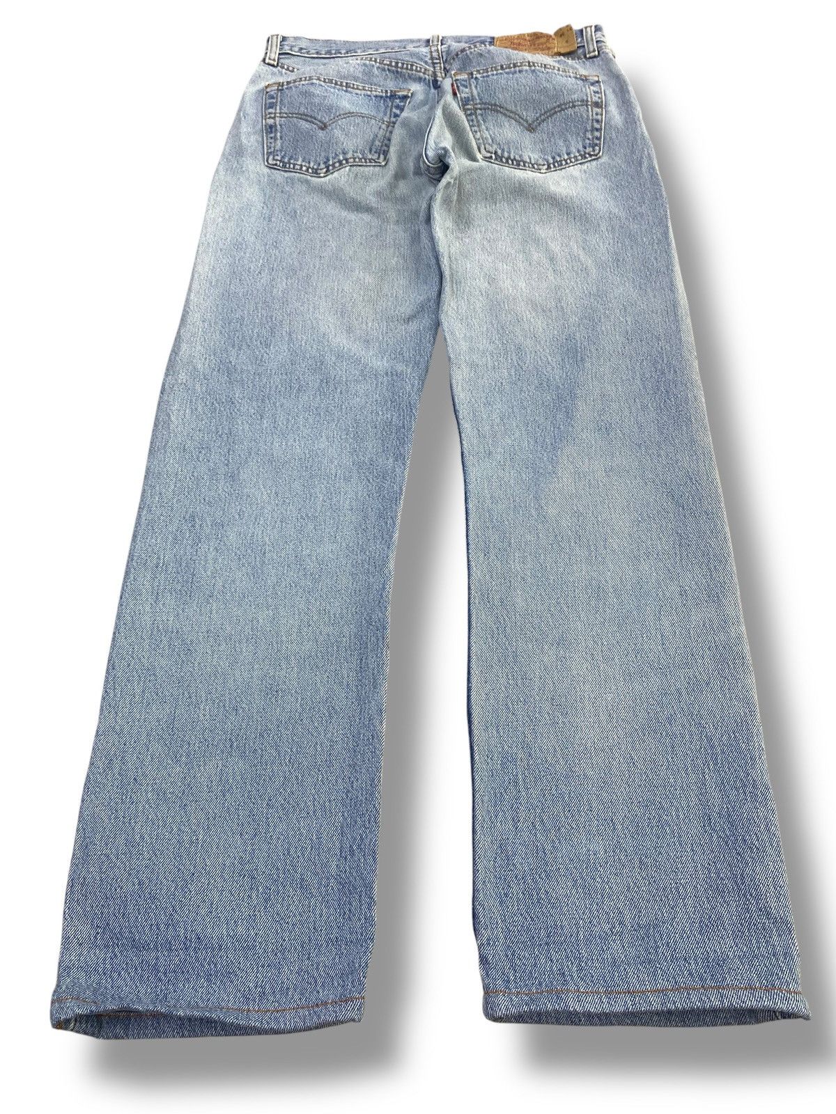 Levi's Vintage Levi’s 501 Acid Light Wash Style Straight Cut Jeans Size US 30 / EU 46 - 3 Thumbnail
