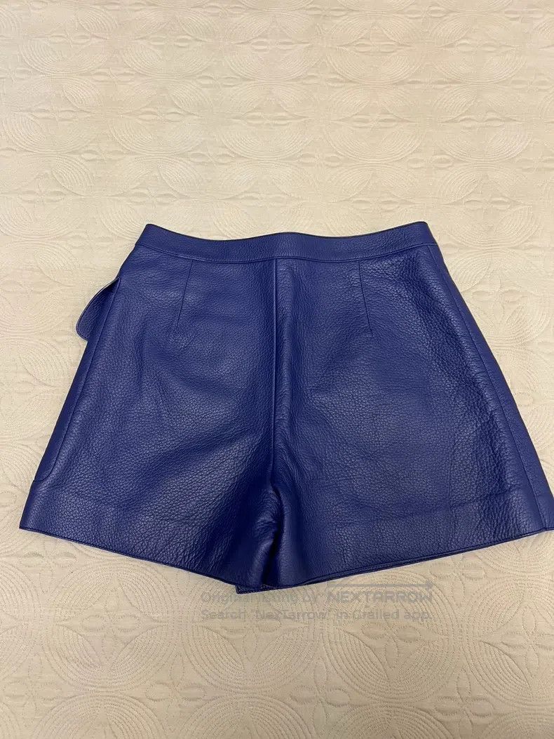 Hermes Hermes skinny pants, skirt pants, beautiful blue Size 42" / US 20 - 3 Thumbnail