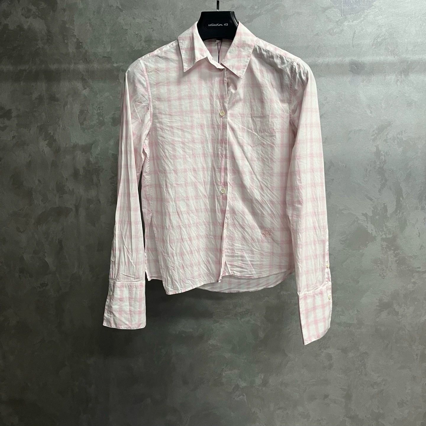 Loewe Loewe Plaid Cotton Red T-Shirt 34 Women Size XS / US 0-2 / IT 36-38 - 1 Thumbnail