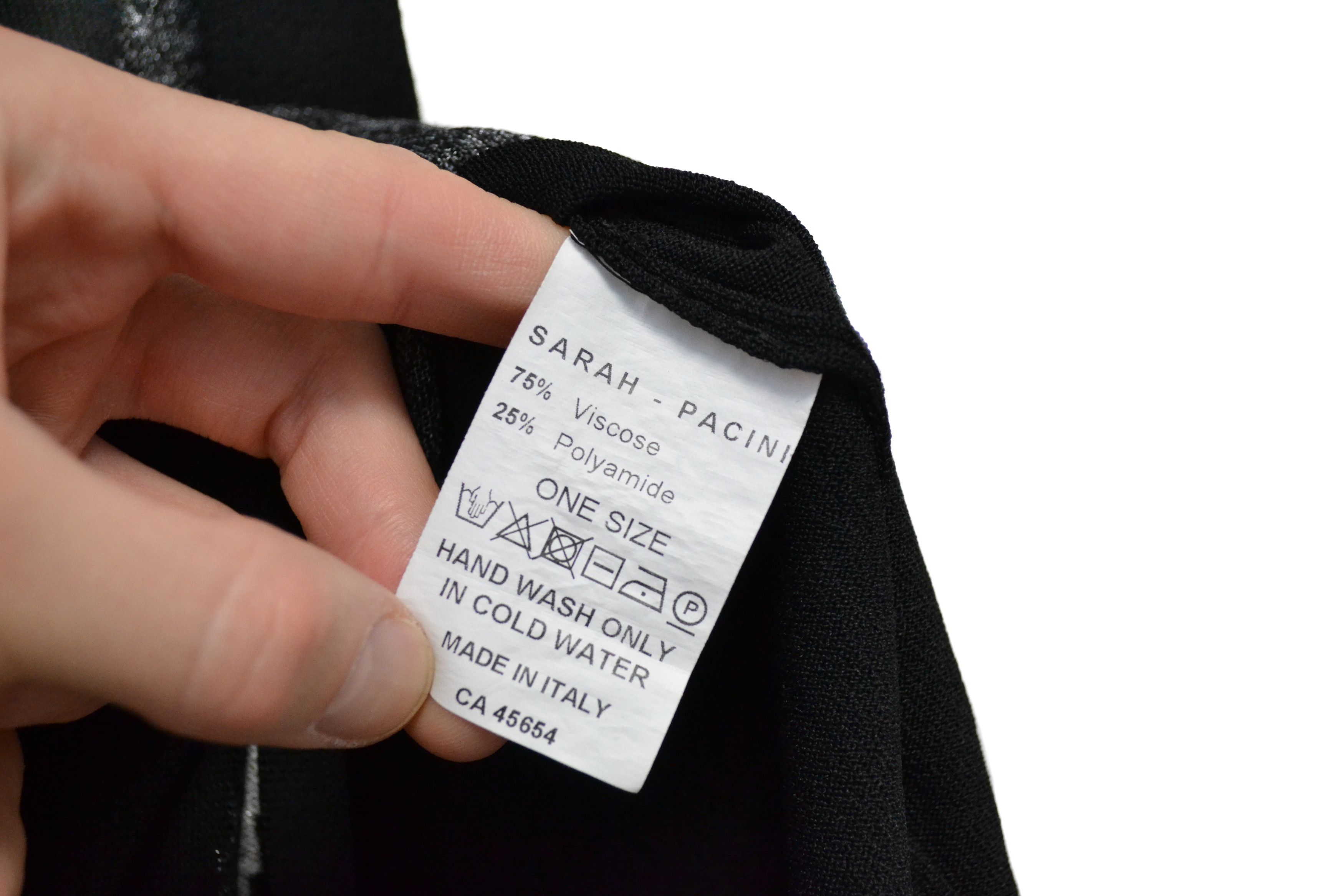 Sarah Pacini Sarah Pacini Y2K Geometric Pattern Viscose Dress Size ONE SIZE - 3 Thumbnail