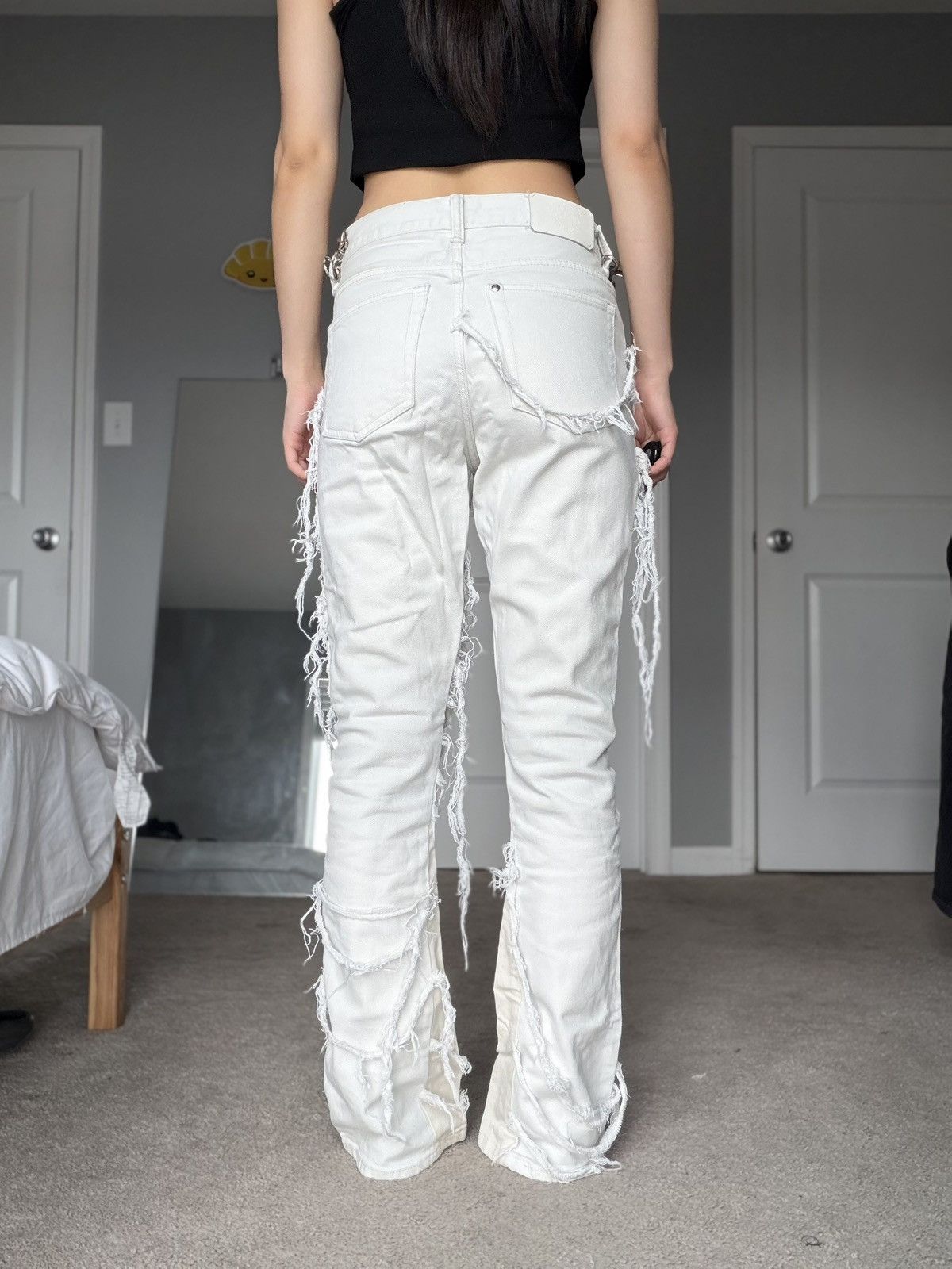 Other Shredded White Denim Tainted By Clay Size US 28 / EU 44 - 11 Thumbnail