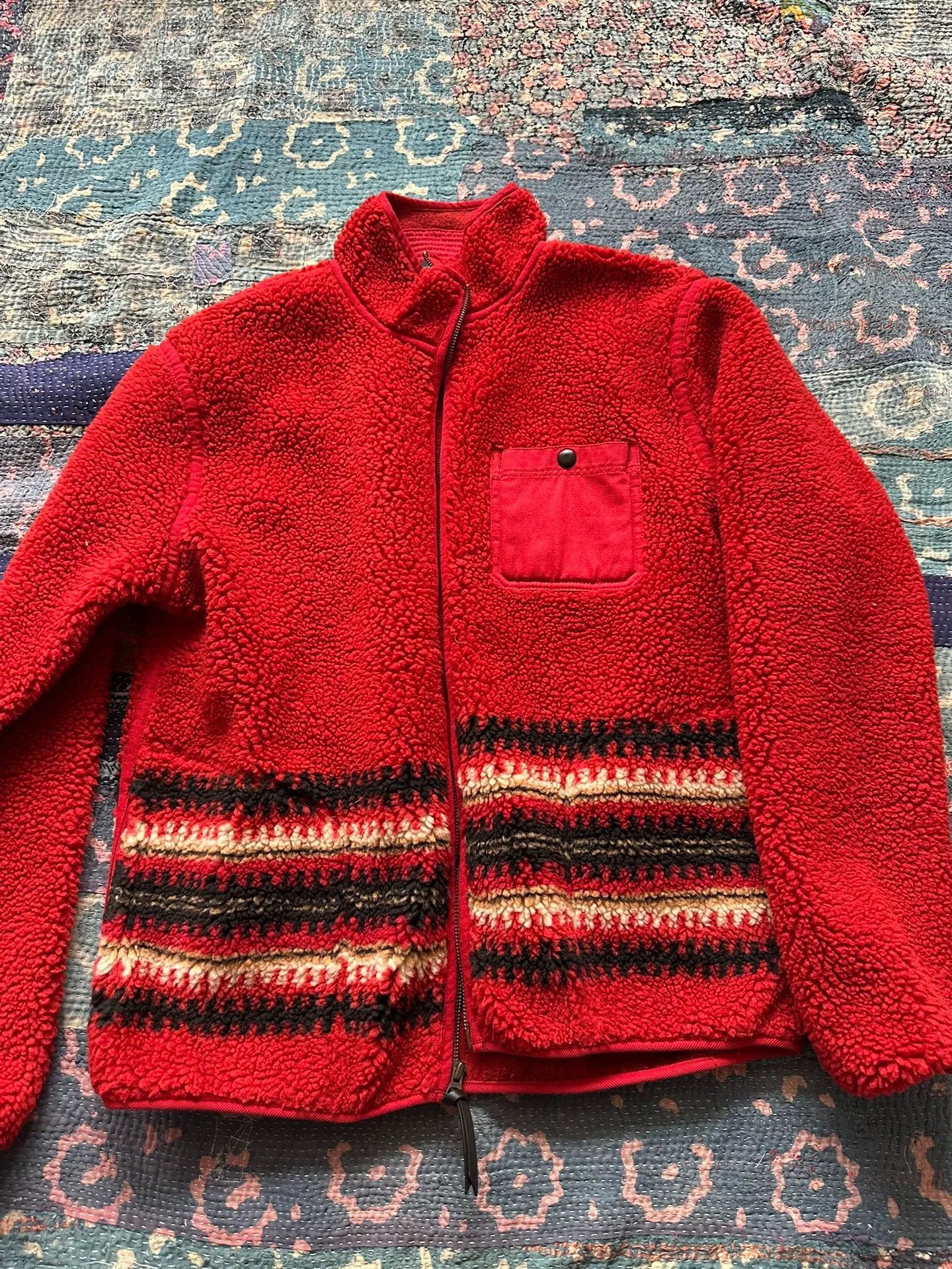 RRL Ralph Lauren RRL Red Striped Jacket Coat Size US M / EU 48-50 / 2 - 1 Thumbnail