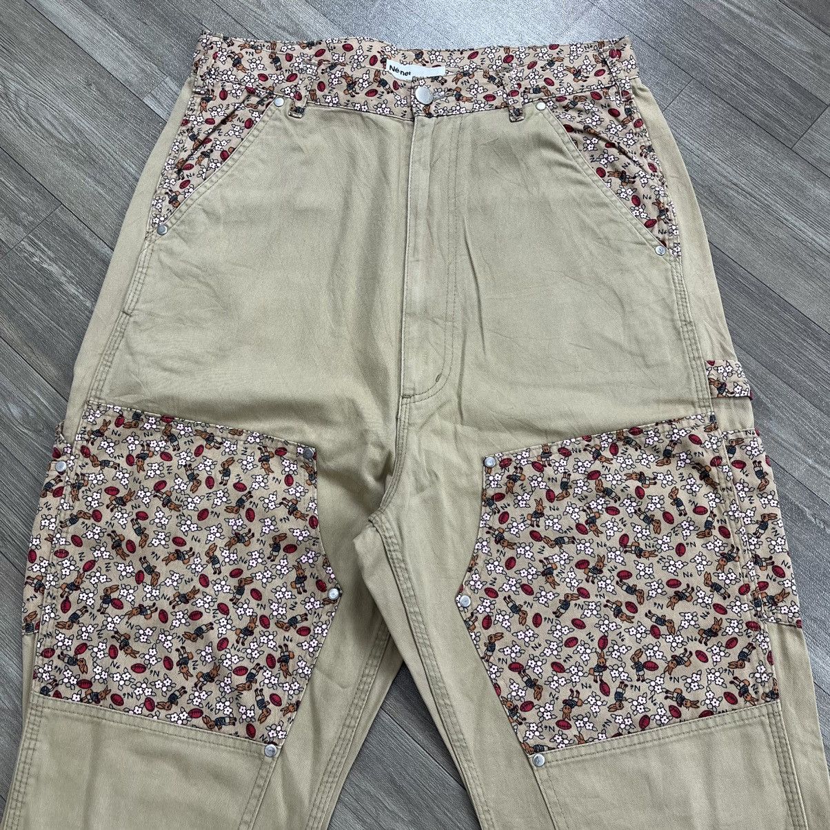 Ne-Net Vintage Ne-net Issey Miyake Carpenter Double Knee Pants Size US 30 / EU 46 - 2 Thumbnail