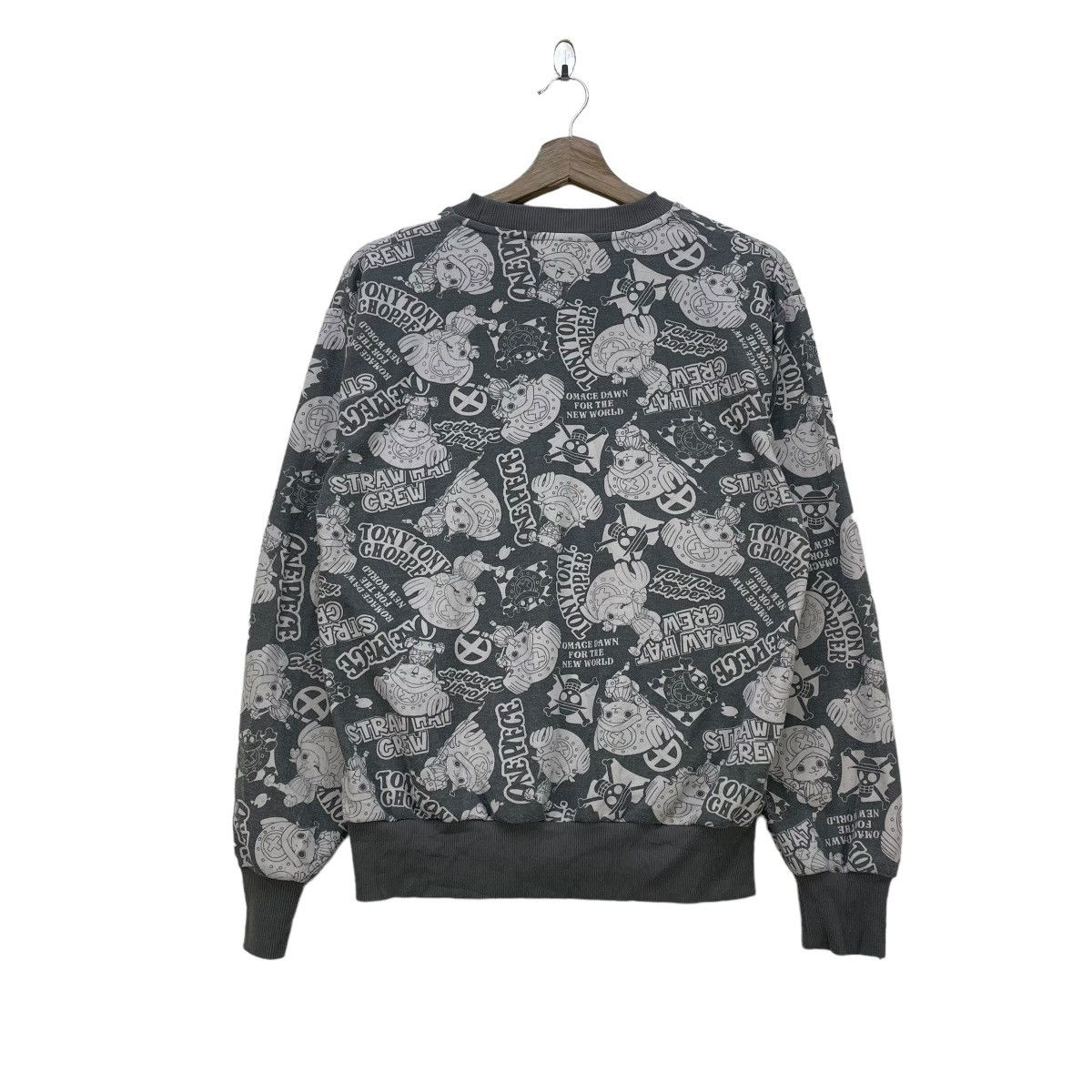 Anime × Cartoon Network Vintage Anime One Piece Full Print Sweatshirt Pullover Size US S / EU 44-46 / 1 - 2 Thumbnail
