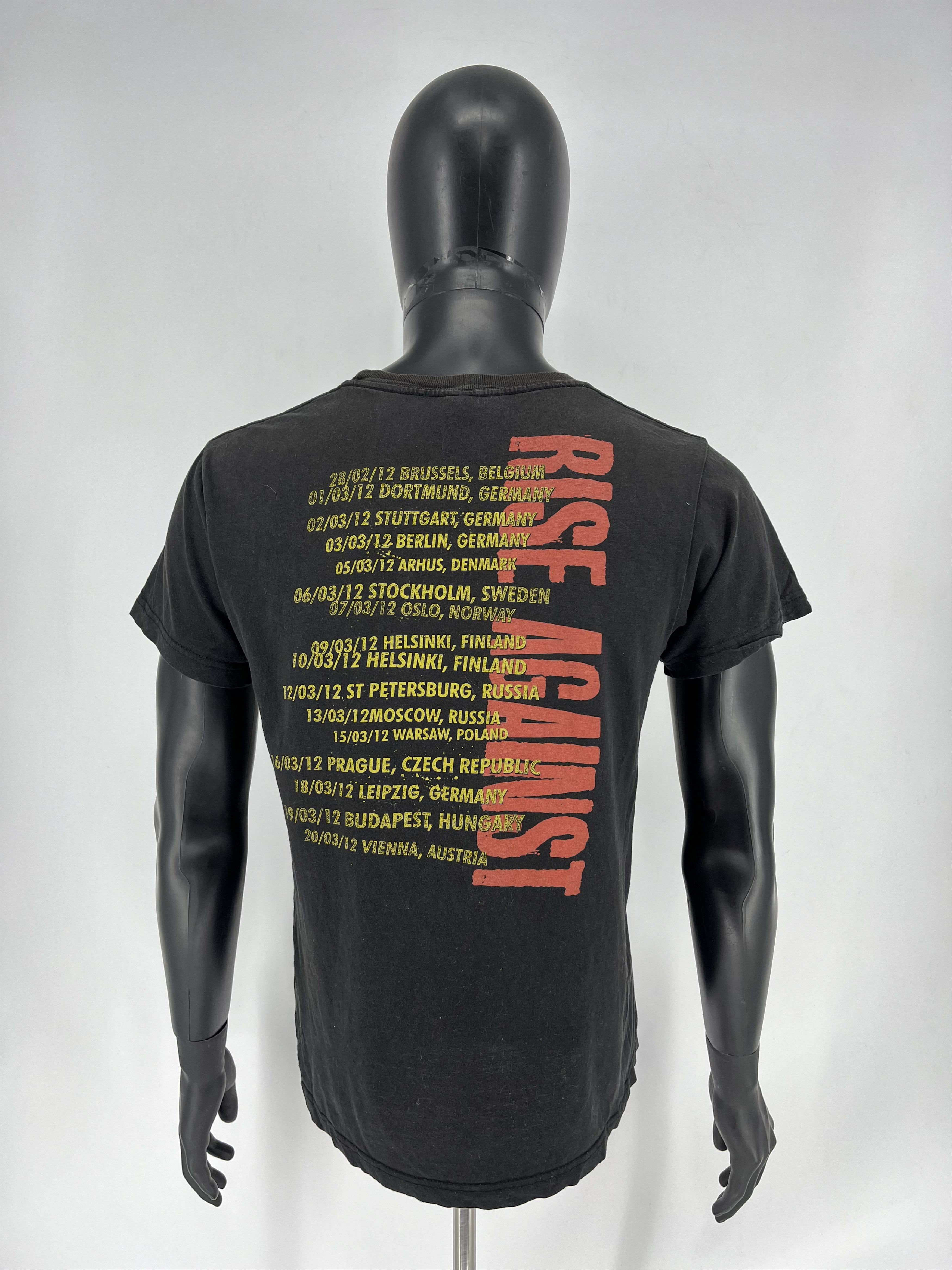Band Tees Rise Against 2012 Tour T Shirt Men’s Size S Rock Band Black Size US S / EU 44-46 / 1 - 8 Thumbnail