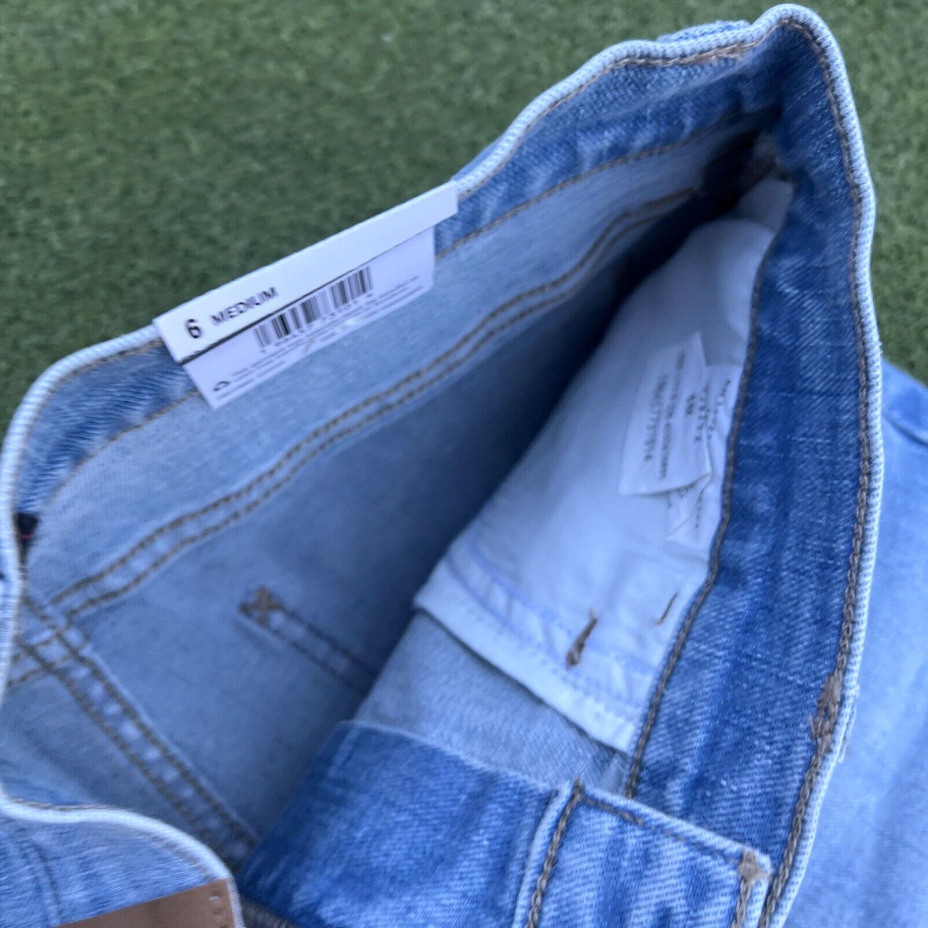 Lee New LEE Womens Flared Jeans Size 6 Medium Wash Cotton Spandex Blend Stretch Size 28" / US 6 / IT 42 - 6 Thumbnail