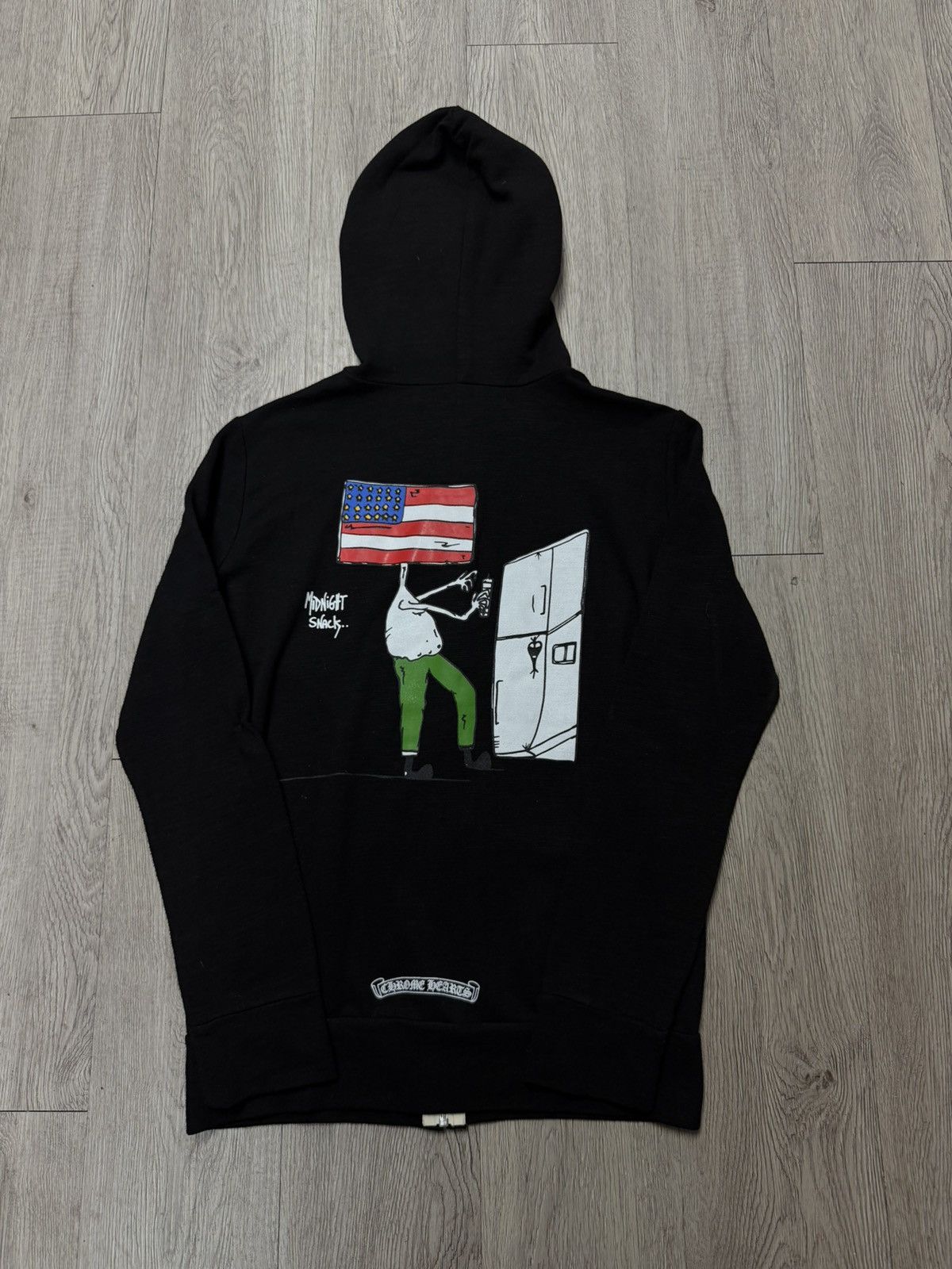Chrome Hearts Chrome Hearts Midnight Snack Zip Up Black Small New Size US S / EU 44-46 / 1 - 1 Thumbnail