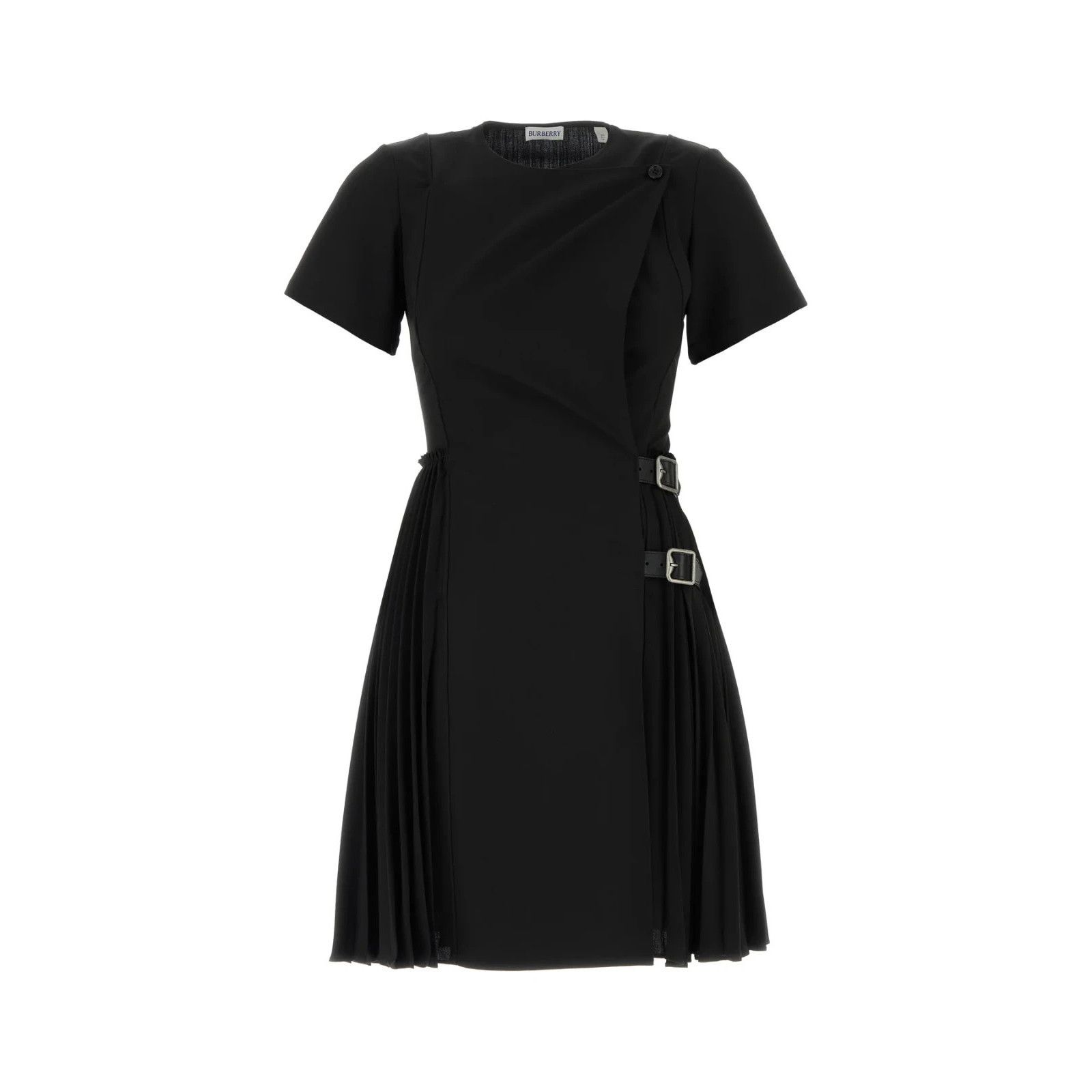 Burberry BURBERRY Black Polyester Blend Mini Dress New & Authentic (W Size XL / US 12-14 / IT 48-50 - 1 Thumbnail
