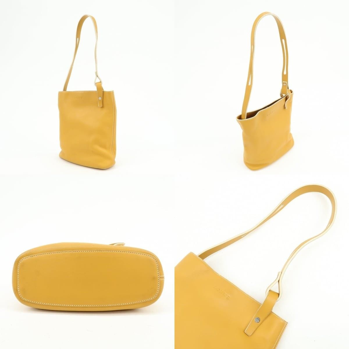 Loewe Loewe Calfskin Shoulder Bag Yellow Size ONE SIZE - 3 Thumbnail