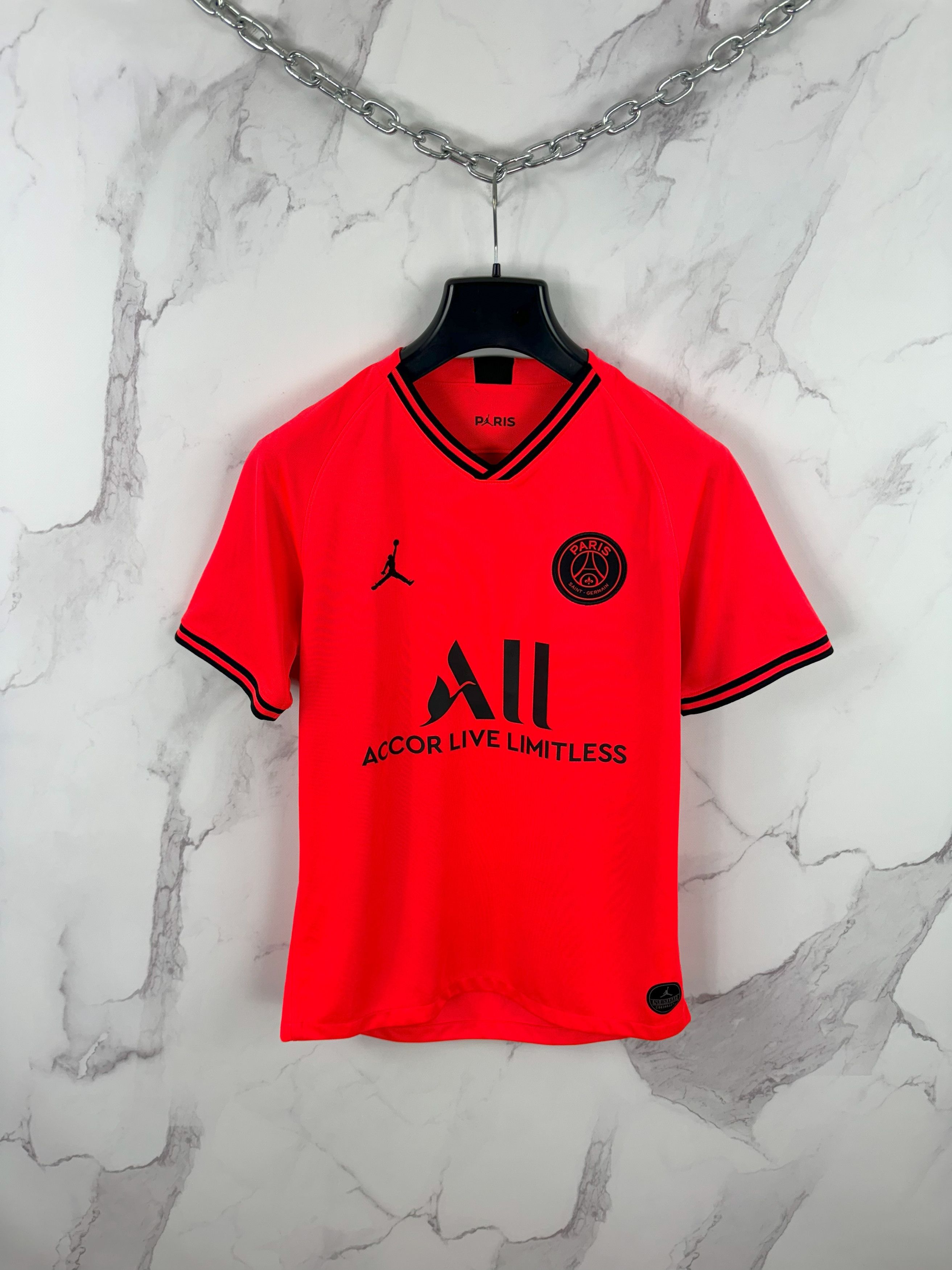 Jordan Brand Nike Soccer Jersey Nike Air Jordan Paris Saint Germain PSG Football Jersey L Grailed