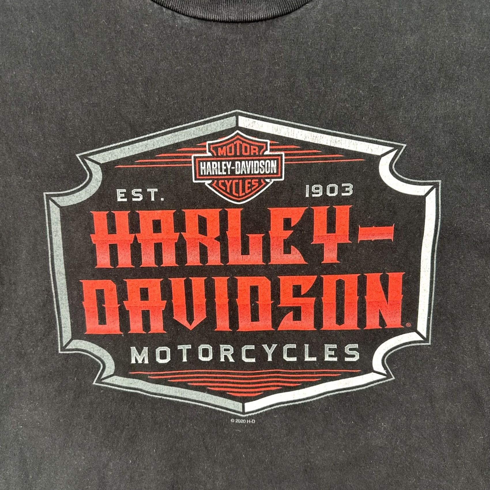 Harley Davidson Harley-Davidson T-Shirt 2XL Black Men Crew Neck Short Sleeve USA Motorcycle Biker 2XL Size US XXL / EU 58 / 5 - 6 Thumbnail